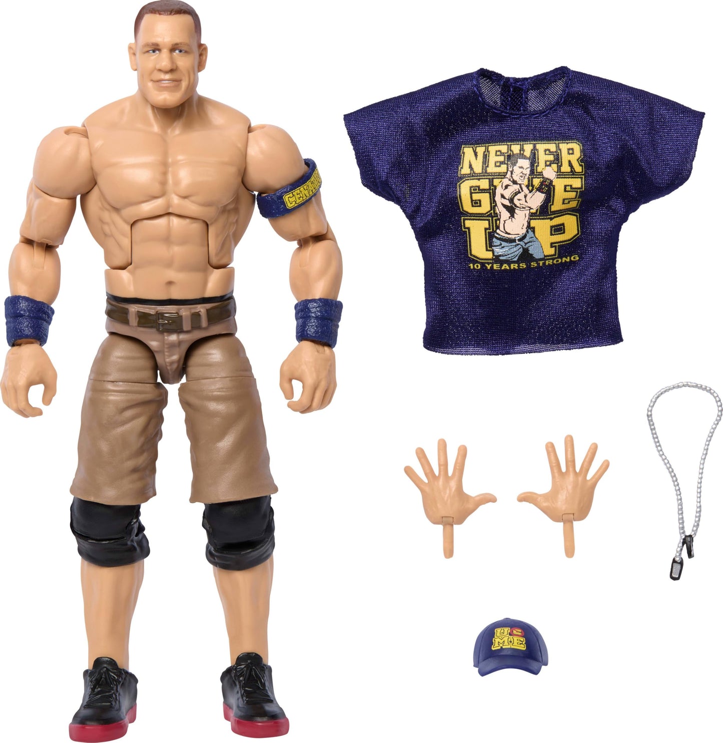 Mattel WWE Elite John Cena Figure – Greatest Hits 2025 Series, 6-Inch, 25 Points of Articulation
