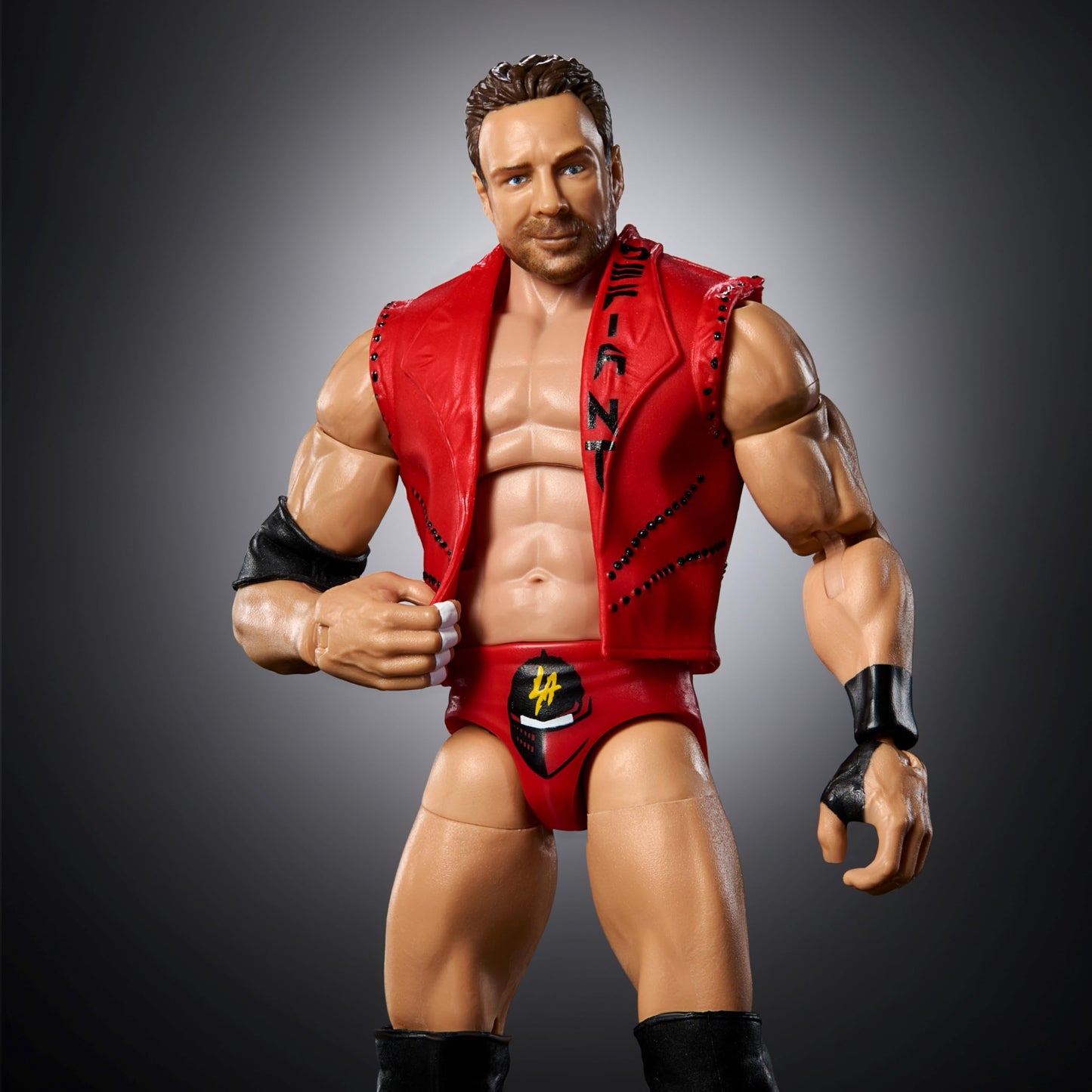 Mattel WWE Elite Collection LA Knight Figure – 6-Inch Collectible, 25 Points of Articulation, Swappable Hands (Series 108)