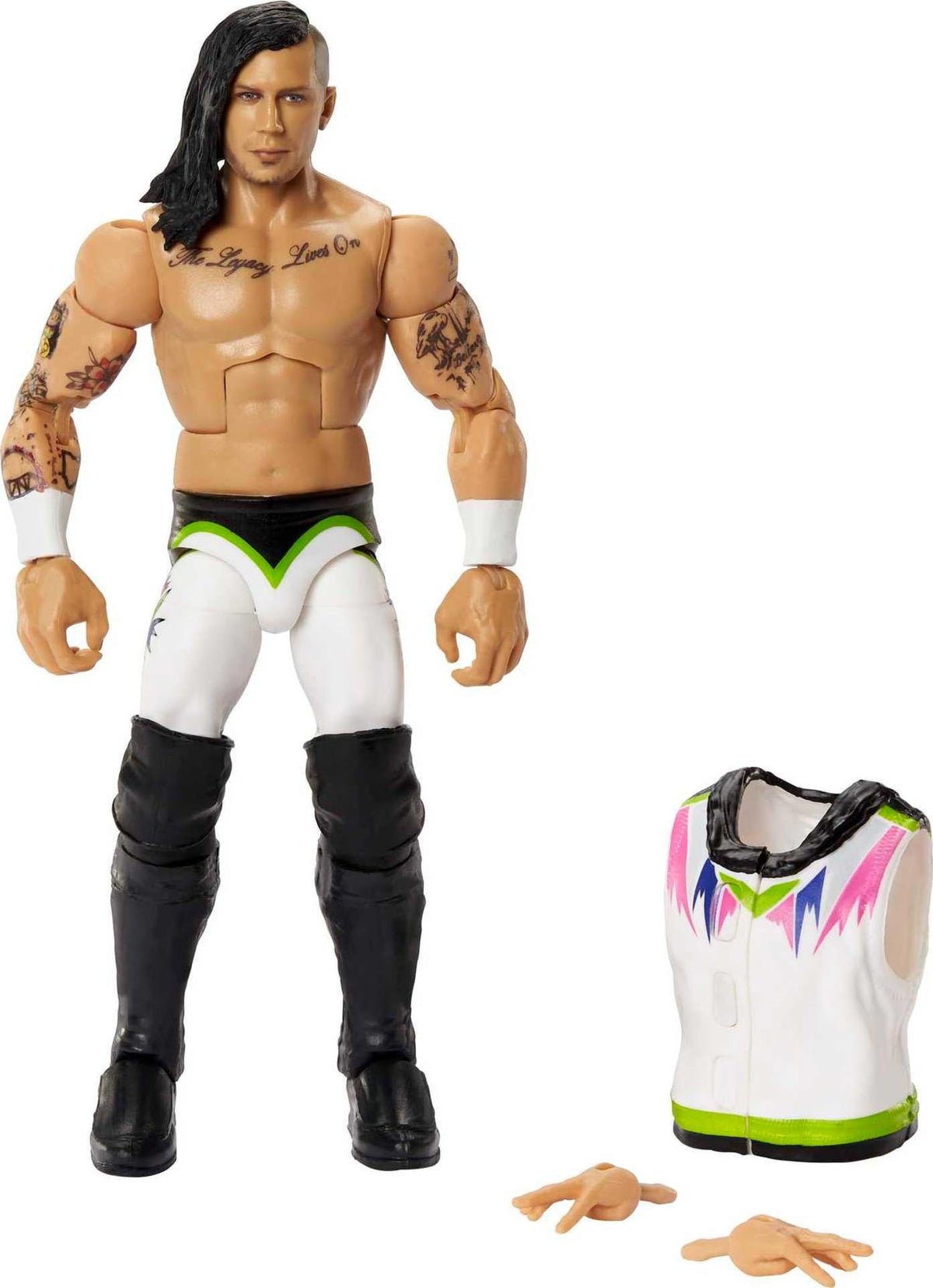 Mattel WWE Elite Nash Carter 6-Inch Action Figure – Series 94, 25 Points of Articulation