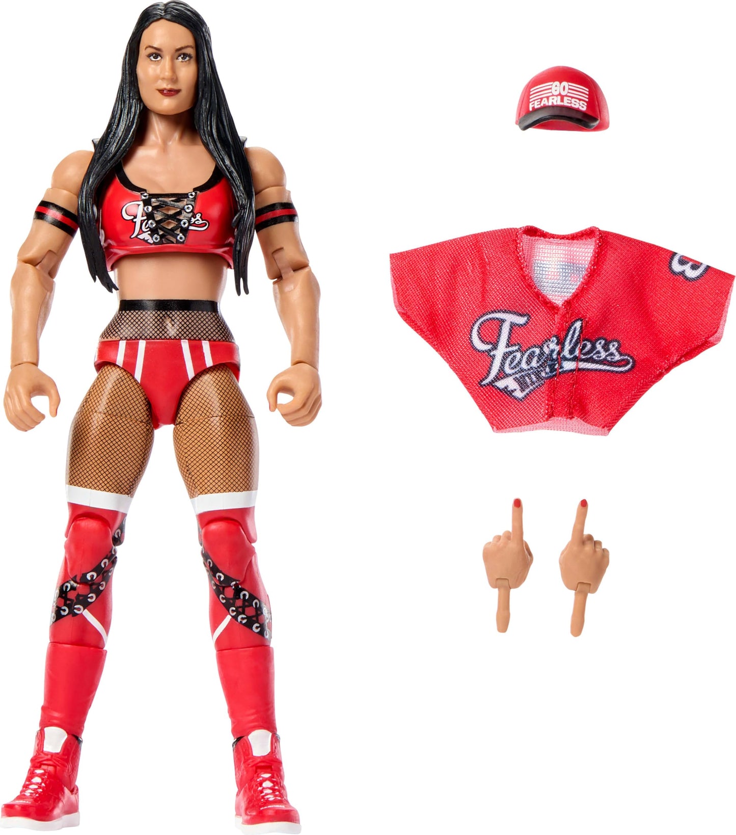 Mattel WWE Elite Nikki Bella Action Figure – 6-Inch, 25 Points of Articulation, Swappable Hands | Series #123