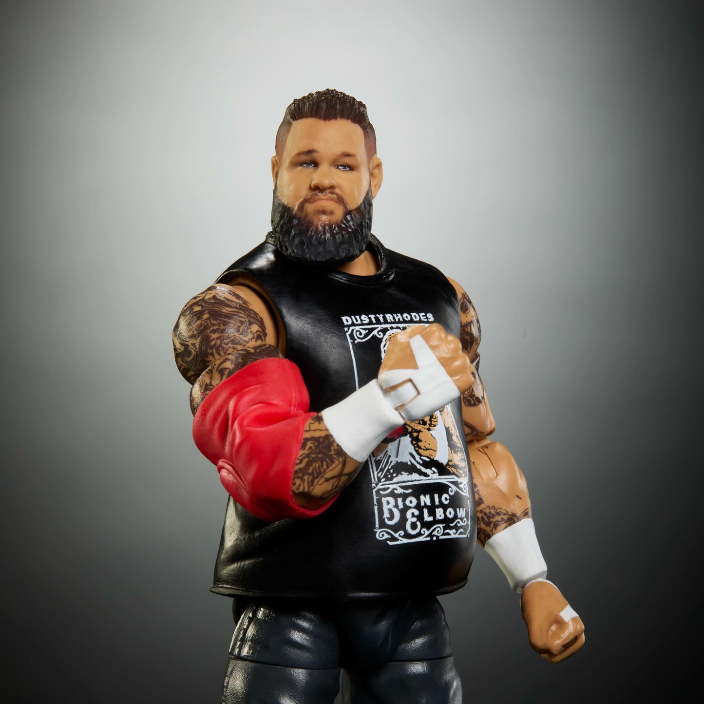 Mattel WWE Elite Premium Live Event Kevin Owens Figure — Interchangeable Hands & Build-A-Figure Pieces