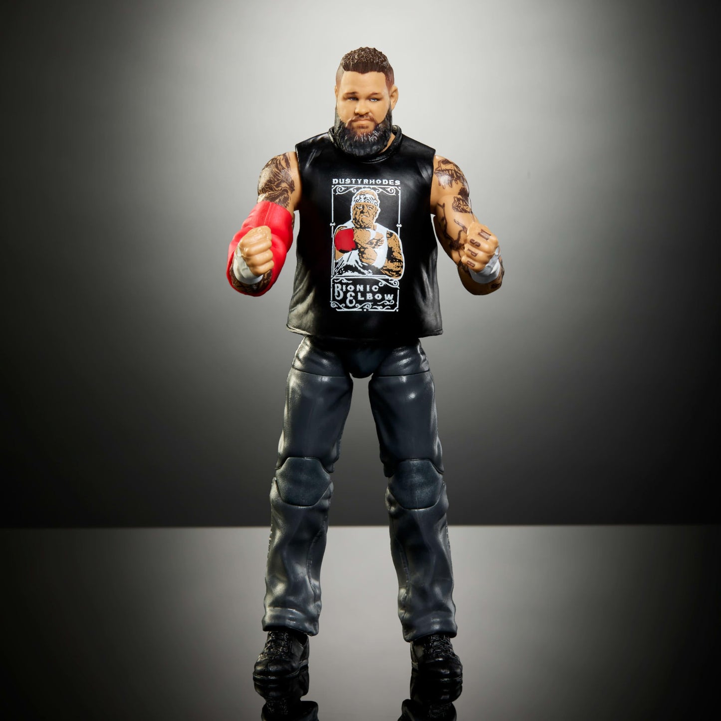 Mattel WWE Elite Premium Live Event Kevin Owens Figure — Interchangeable Hands & Build-A-Figure Pieces