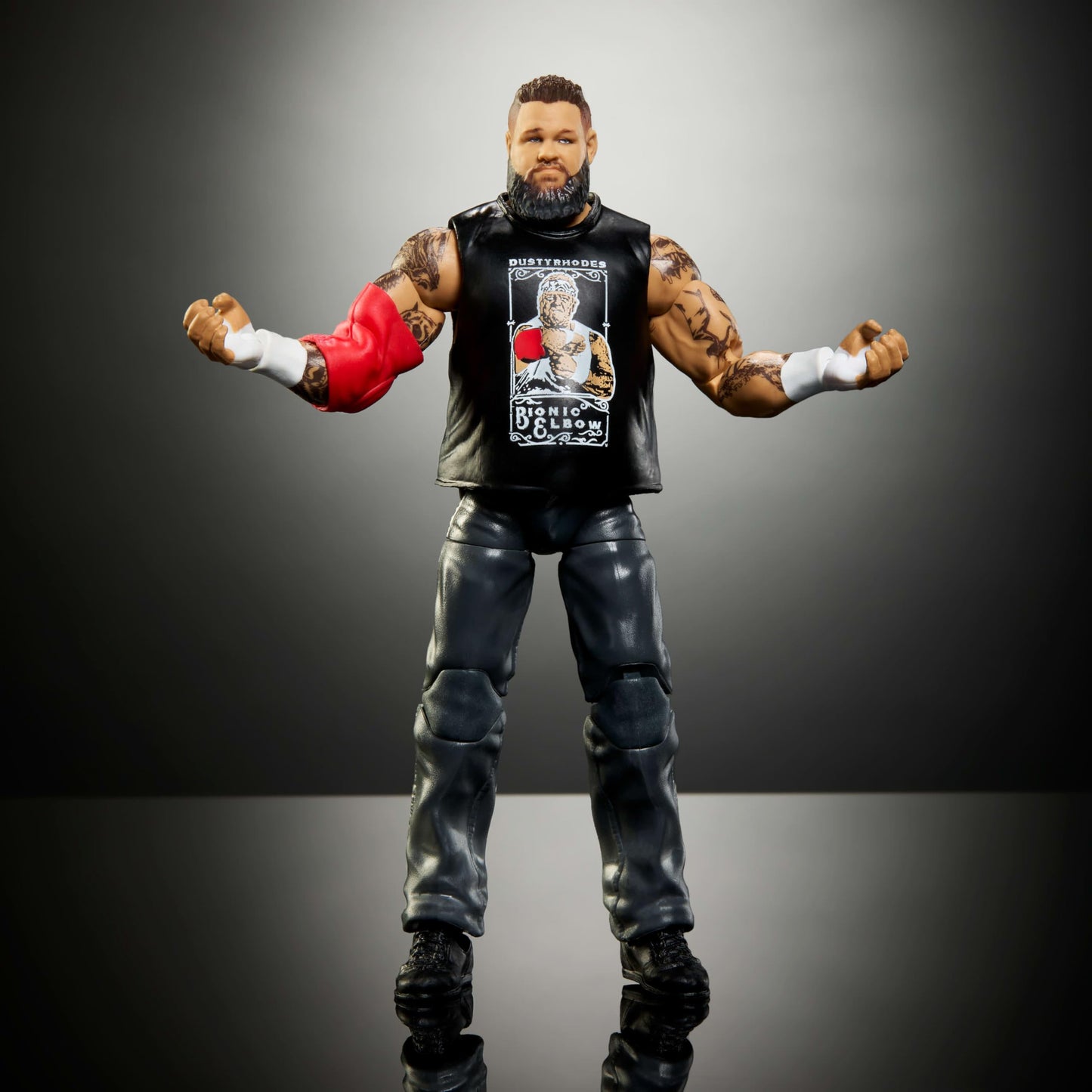 Mattel WWE Elite Premium Live Event Kevin Owens Figure — Interchangeable Hands & Build-A-Figure Pieces