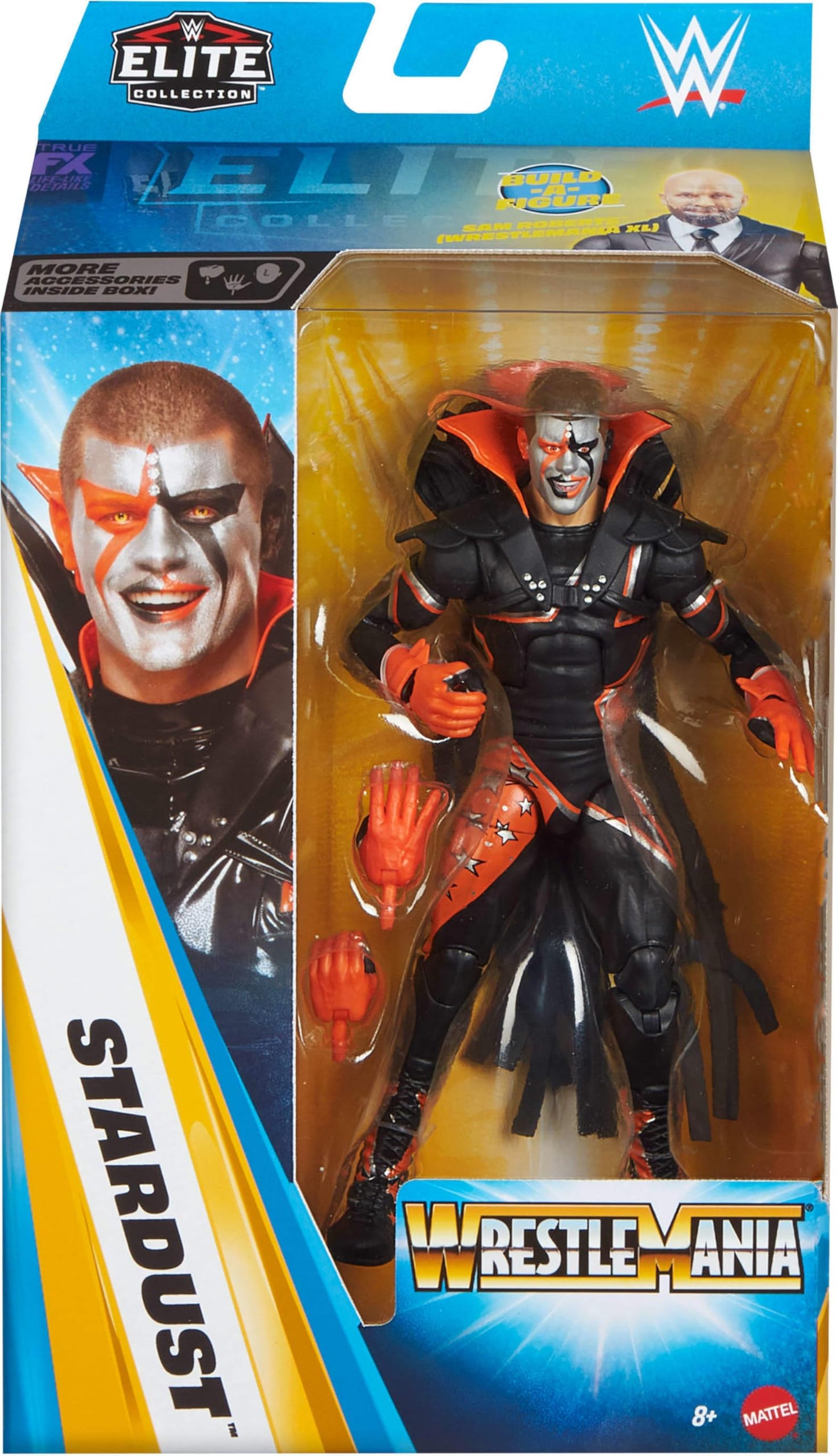 Mattel WWE Elite Premium Live Event Stardust Set – WrestleMania Build-A-Figure Parts
