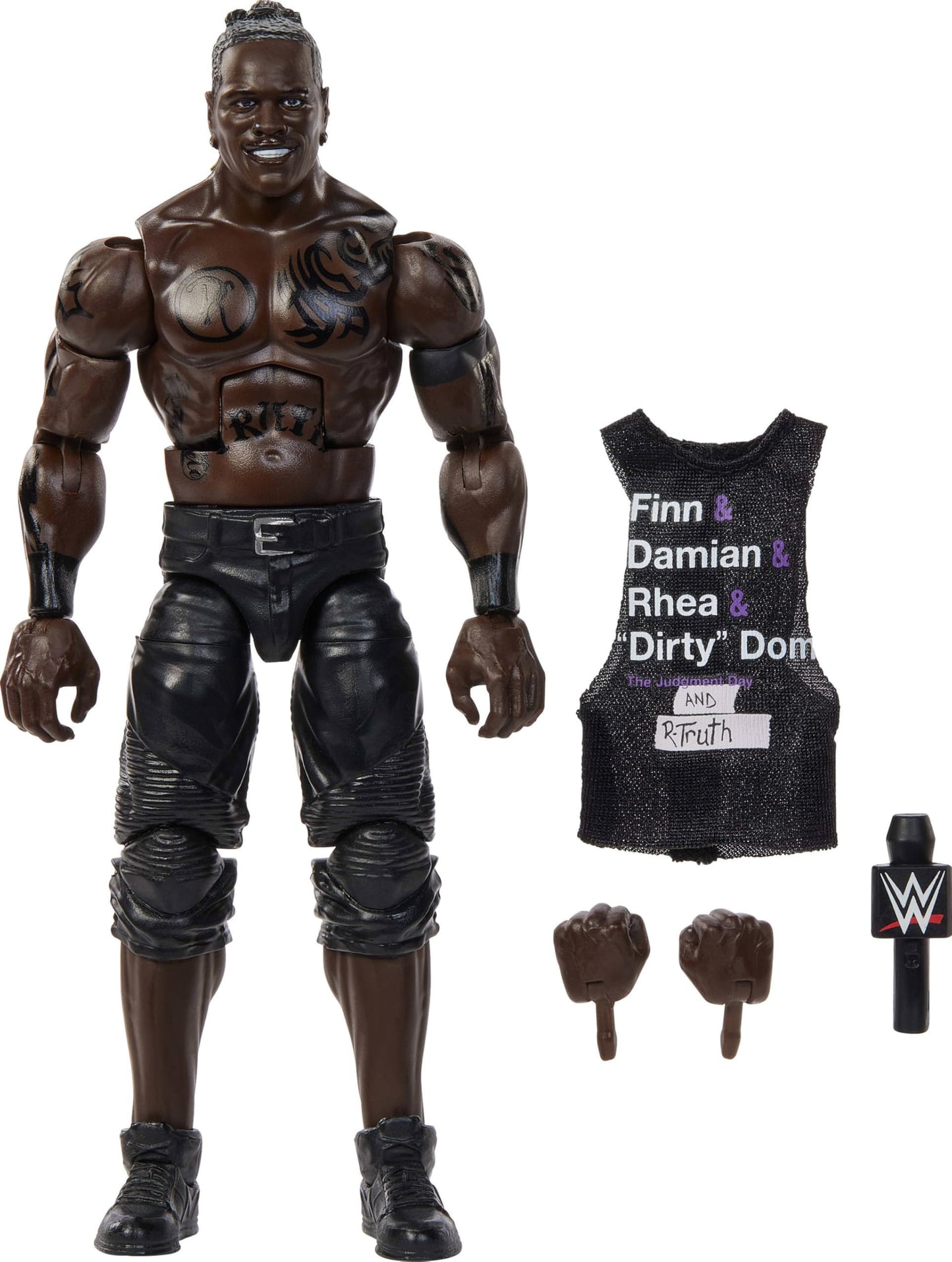 Mattel WWE Elite Series 115 R-Truth – 6-Inch Action Figure with 25 Points of Articulation