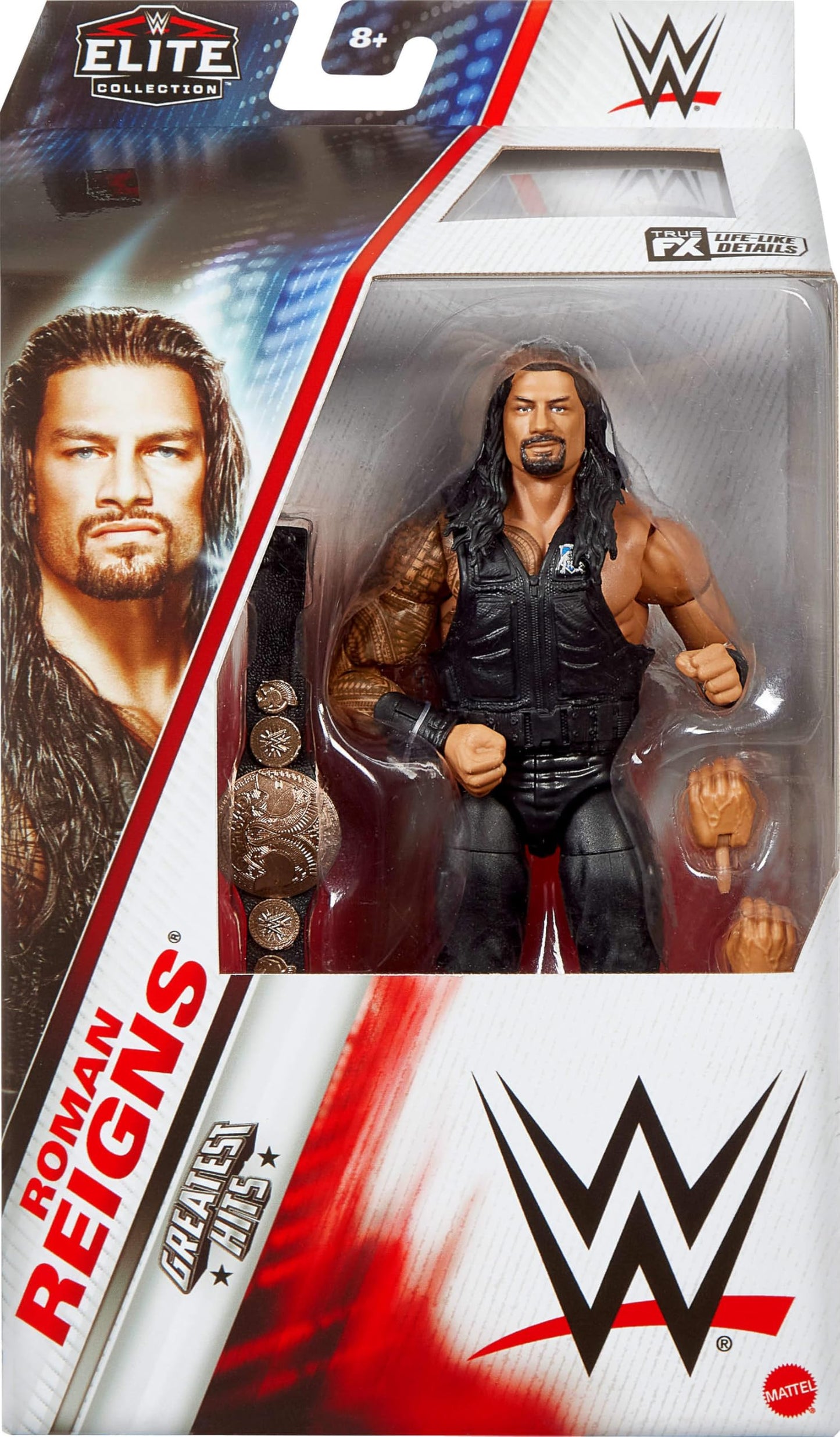 Mattel WWE Elite Roman Reigns 6-Inch Action Figure | Greatest Hits 2025