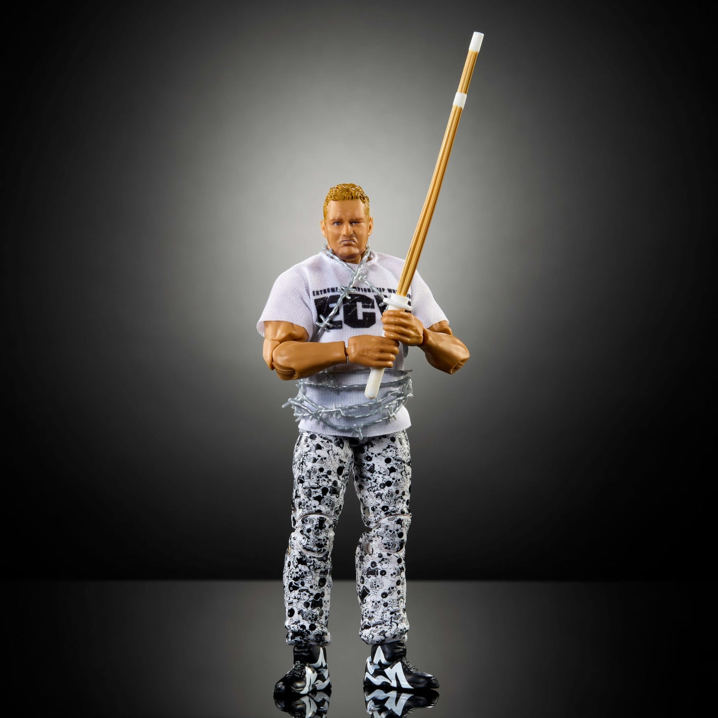 Mattel WWE Elite The Sandman Figure – 6-Inch, 25-Point Articulation, TrueFX Details & Swappable Hands