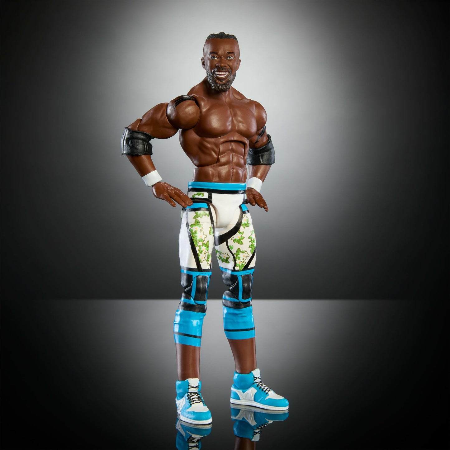 Mattel WWE Elite Series 113 Kofi Kingston Figure – 6-Inch, 25 Points of Articulation & Swappable Hands