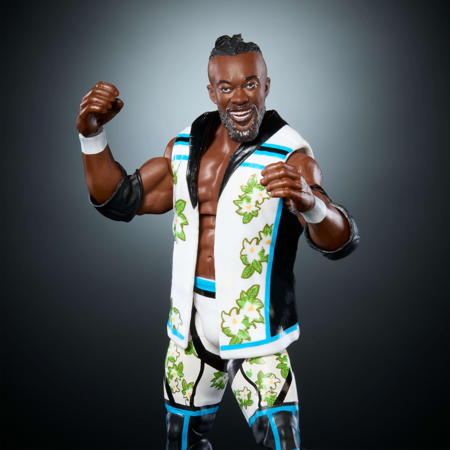 Mattel WWE Elite Series 113 Kofi Kingston Figure – 6-Inch, 25 Points of Articulation & Swappable Hands