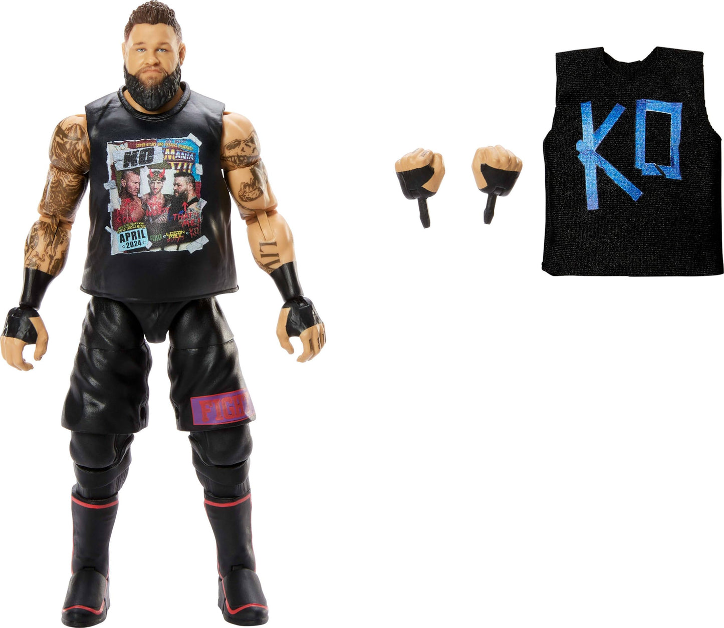 Mattel WWE Elite Series 116 Kevin Owens Figure — 6-Inch, 25 Points of Articulation