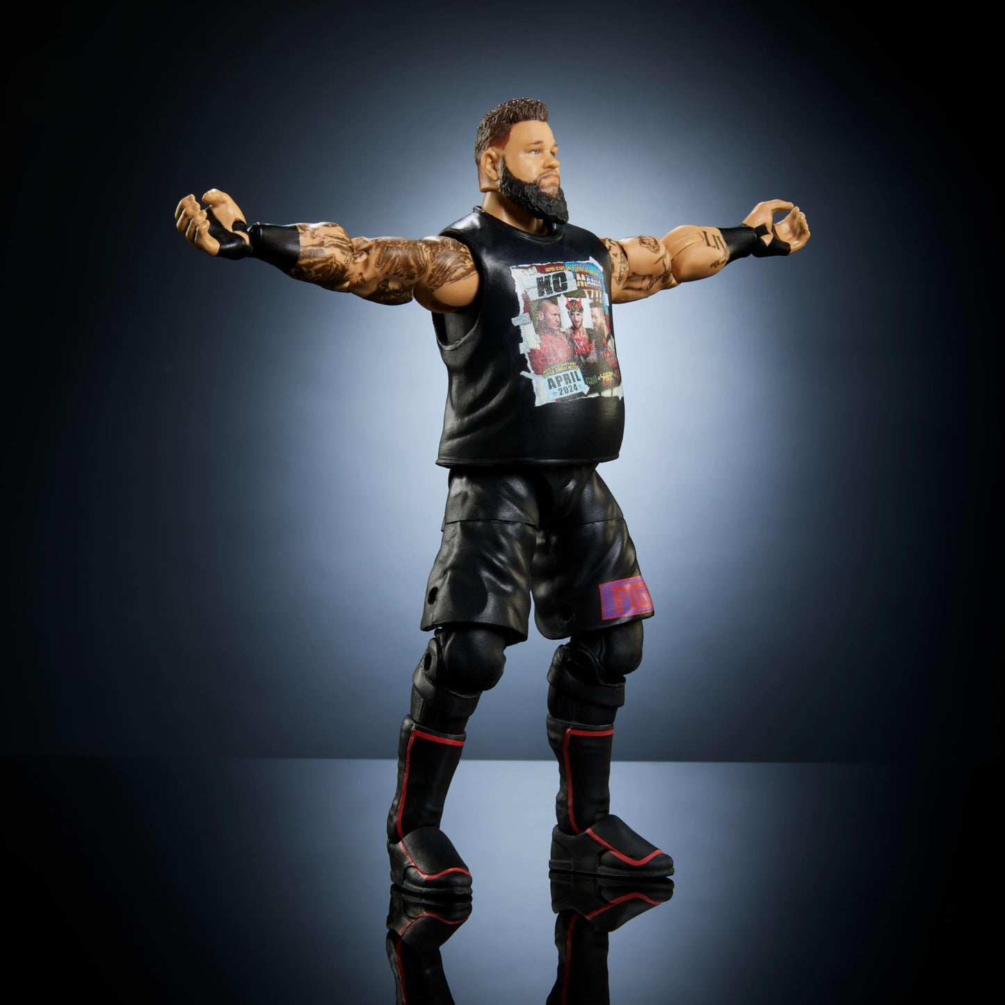 Mattel WWE Elite Series 116 Kevin Owens Figure — 6-Inch, 25 Points of Articulation
