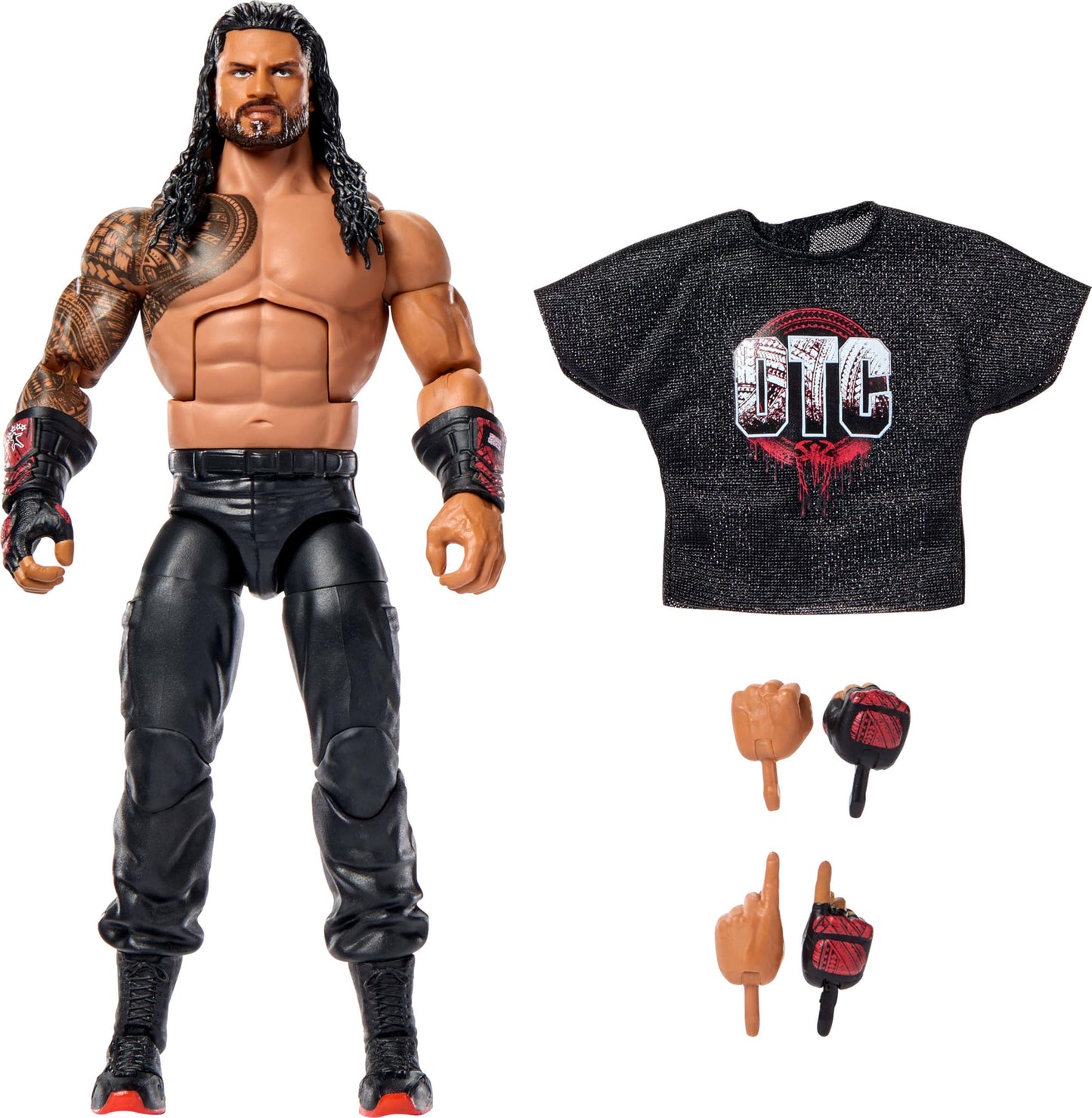 Mattel WWE Elite Series 123 Roman Reigns 6-Inch Action Figure – 25 Points of Articulation