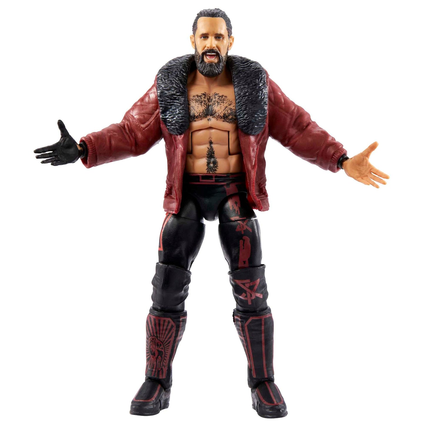 Mattel WWE Elite Seth Rollins 6-Inch Action Figure | Deluxe Articulation & Accessories
