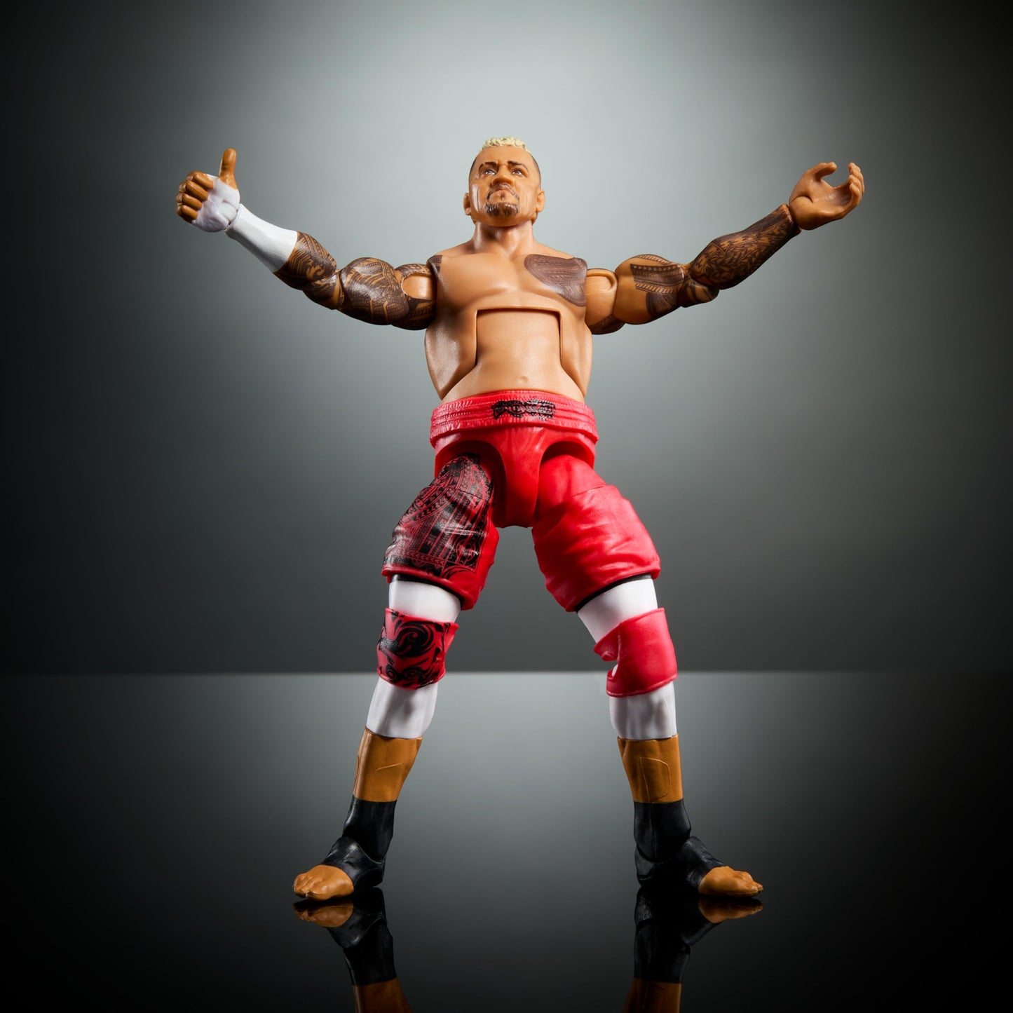 Mattel WWE Elite Solo Sikoa Figure — 6-Inch Collectible with 25 Articulation Points