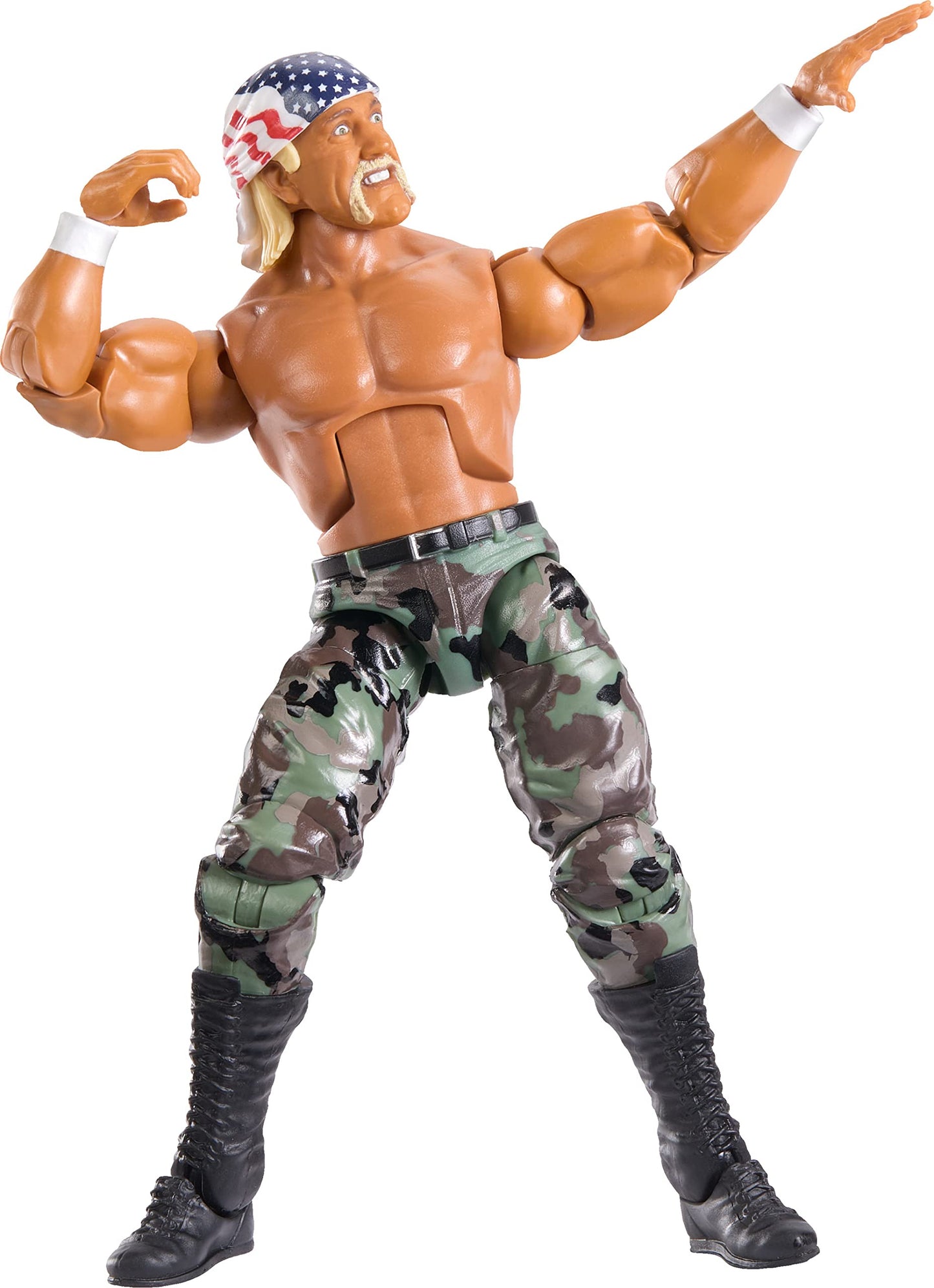 Mattel WWE Elite SummerSlam Hulk Hogan with Accessories & Mr. Perfect BAF Parts | 6-Inch Action Figure