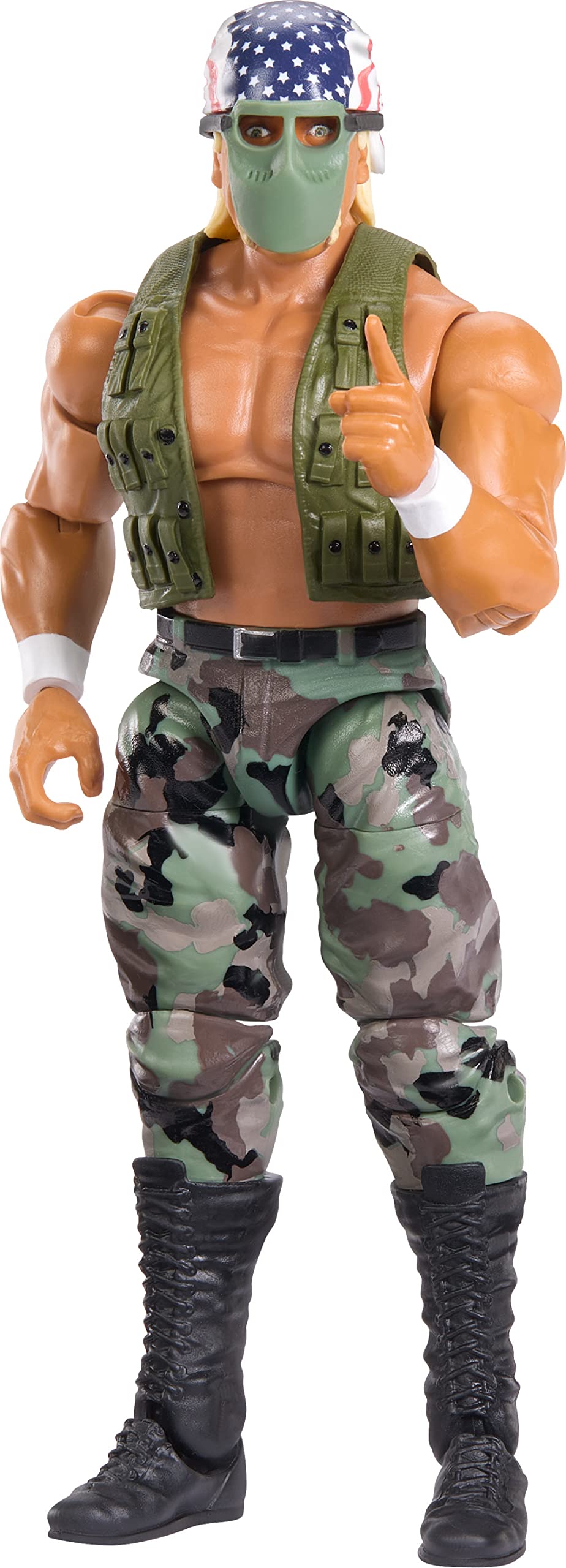 Mattel WWE Elite SummerSlam Hulk Hogan with Accessories & Mr. Perfect BAF Parts | 6-Inch Action Figure