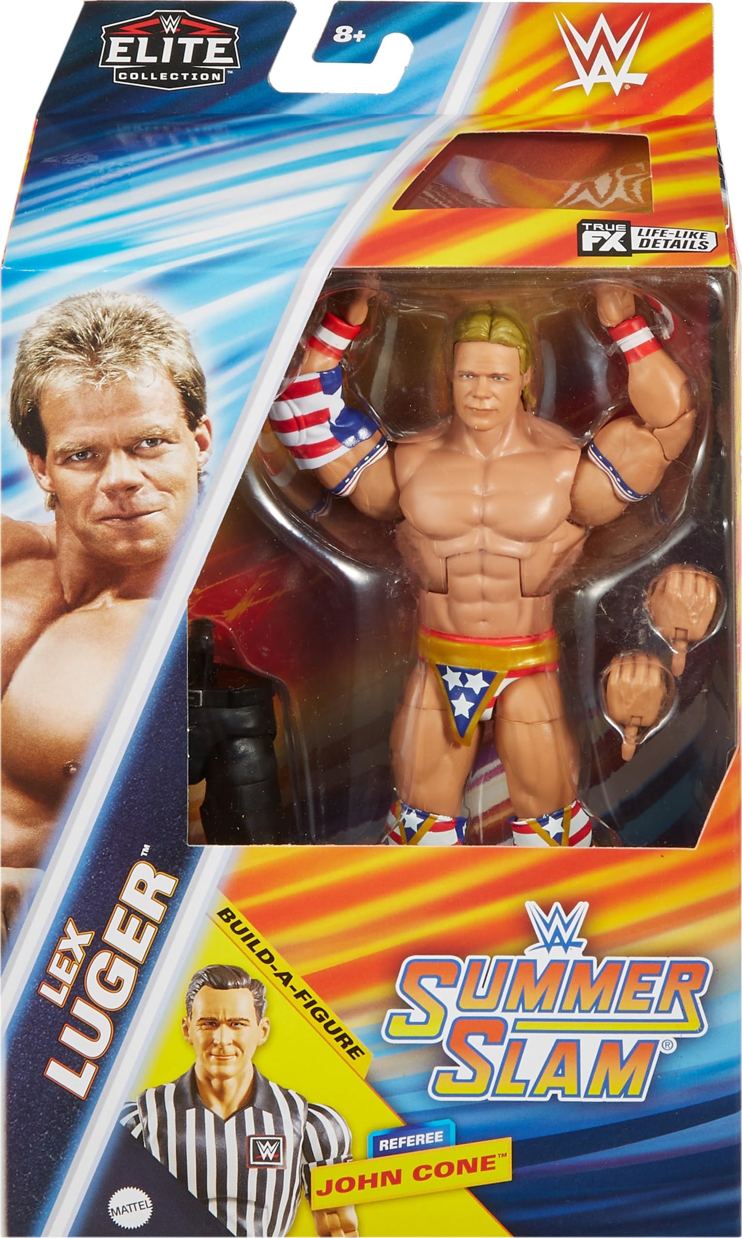 Mattel WWE Elite Lex Luger Summerslam Figure – Accessory & Build‑A‑Figure Parts