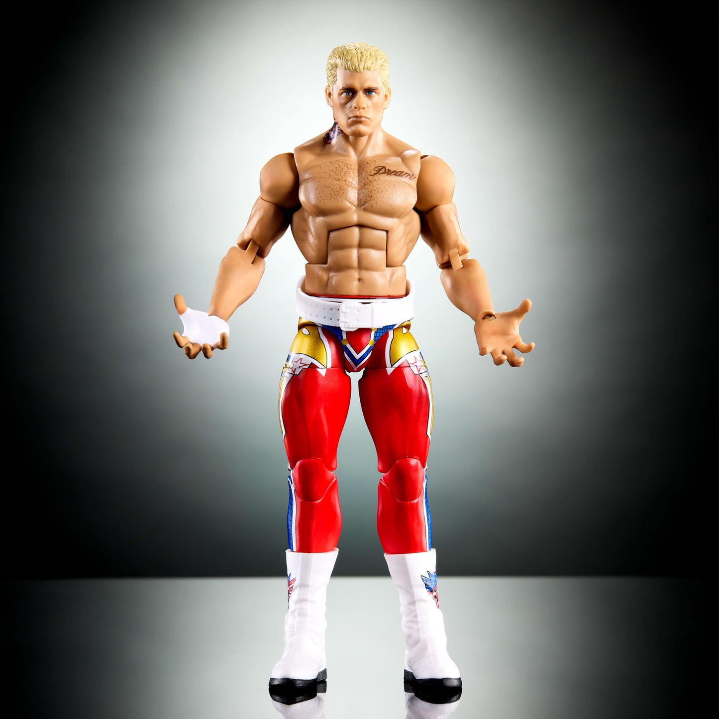 Mattel WWE Elite Top Picks Cody Rhodes Figure – 6-Inch with Swappable Hands & Ring Gear