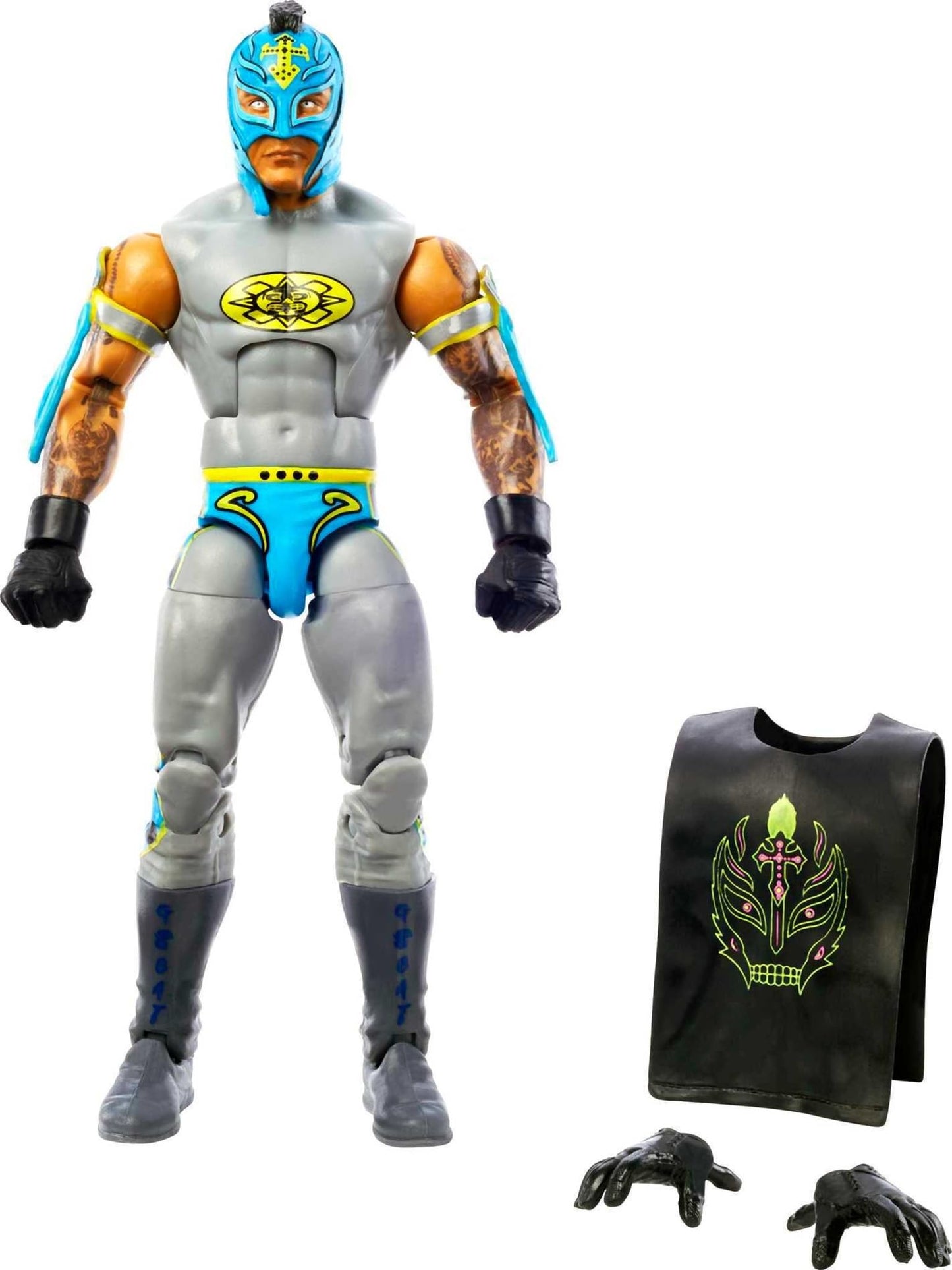 Mattel WWE Elite Collection Top Picks: Rey Mysterio 6-Inch Action Figure & Accessories Set