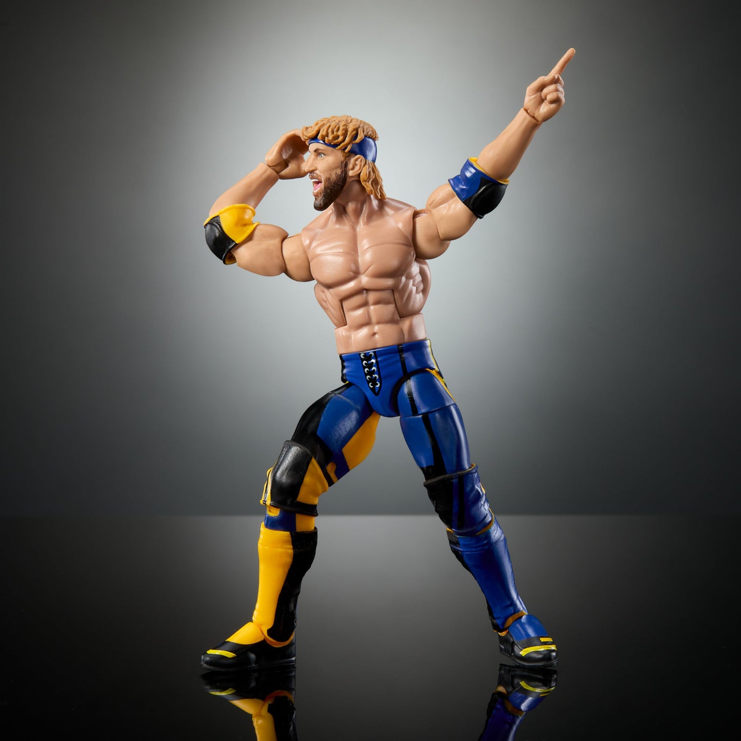 Mattel WWE Elite Top Picks Logan Paul 6-Inch Figure – 25 Articulation Points, Swappable Hands, Ring Gear