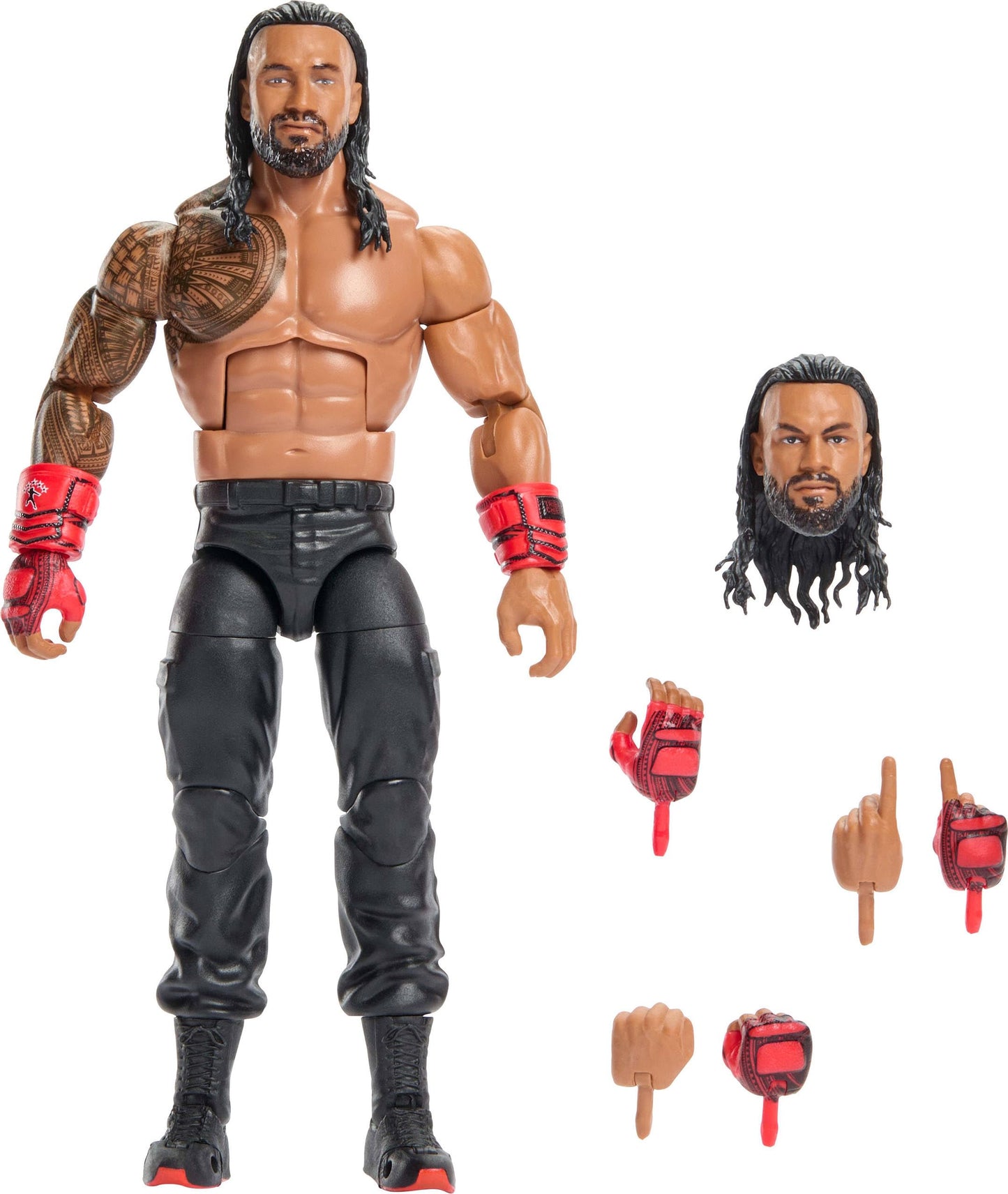 Mattel WWE Elite Top Picks Roman Reigns Figure – 6-Inch Collectible with Swappable Hands & Ring Gear