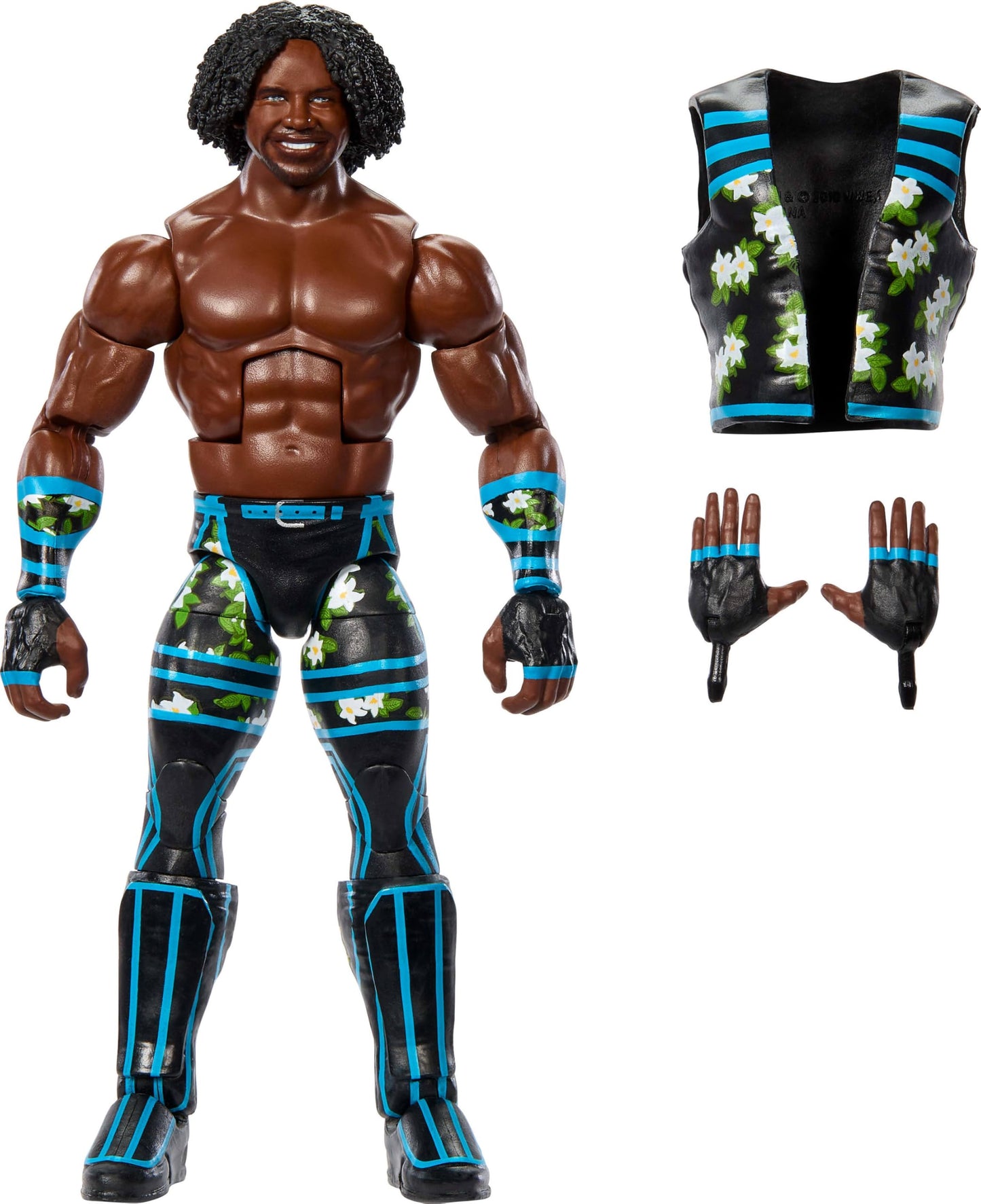 Mattel WWE Elite Xavier Woods Figure – 6-Inch, 25 Articulation Points