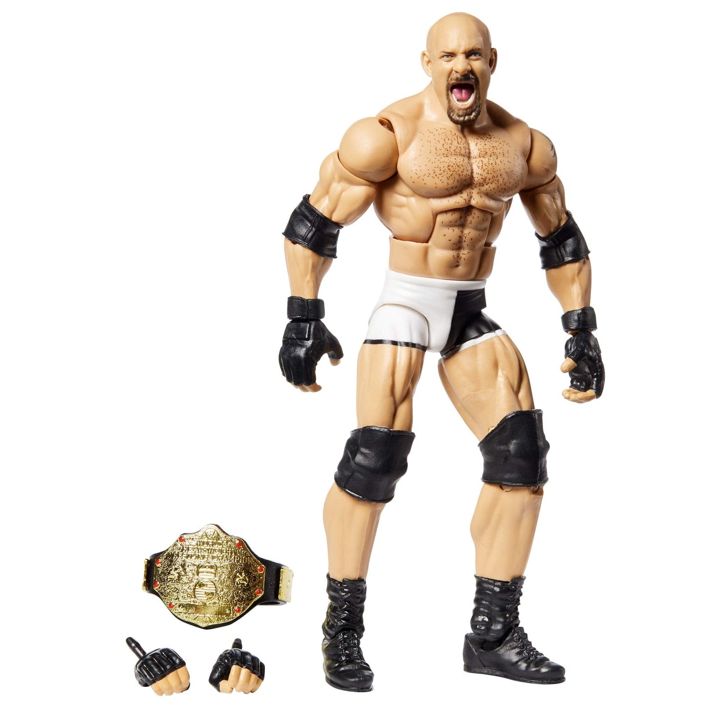 Mattel WWE Goldberg Elite Series 74 Deluxe Action Figure – True FX Detailing & Ring Gear