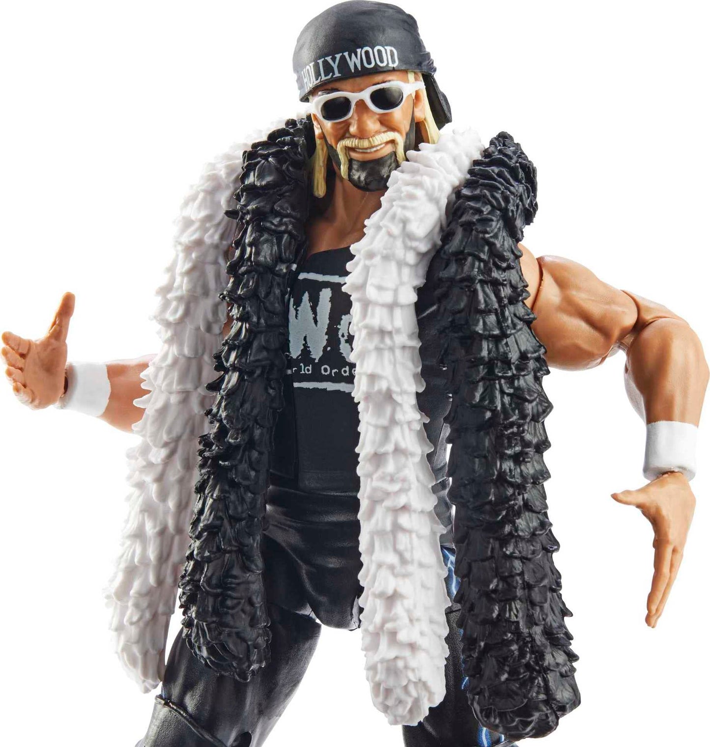 Mattel WWE Elite 6-Inch Hulk Hogan WrestleMania Figure with Accessory & Mean Gene Okerlund Build-A-Figure Parts