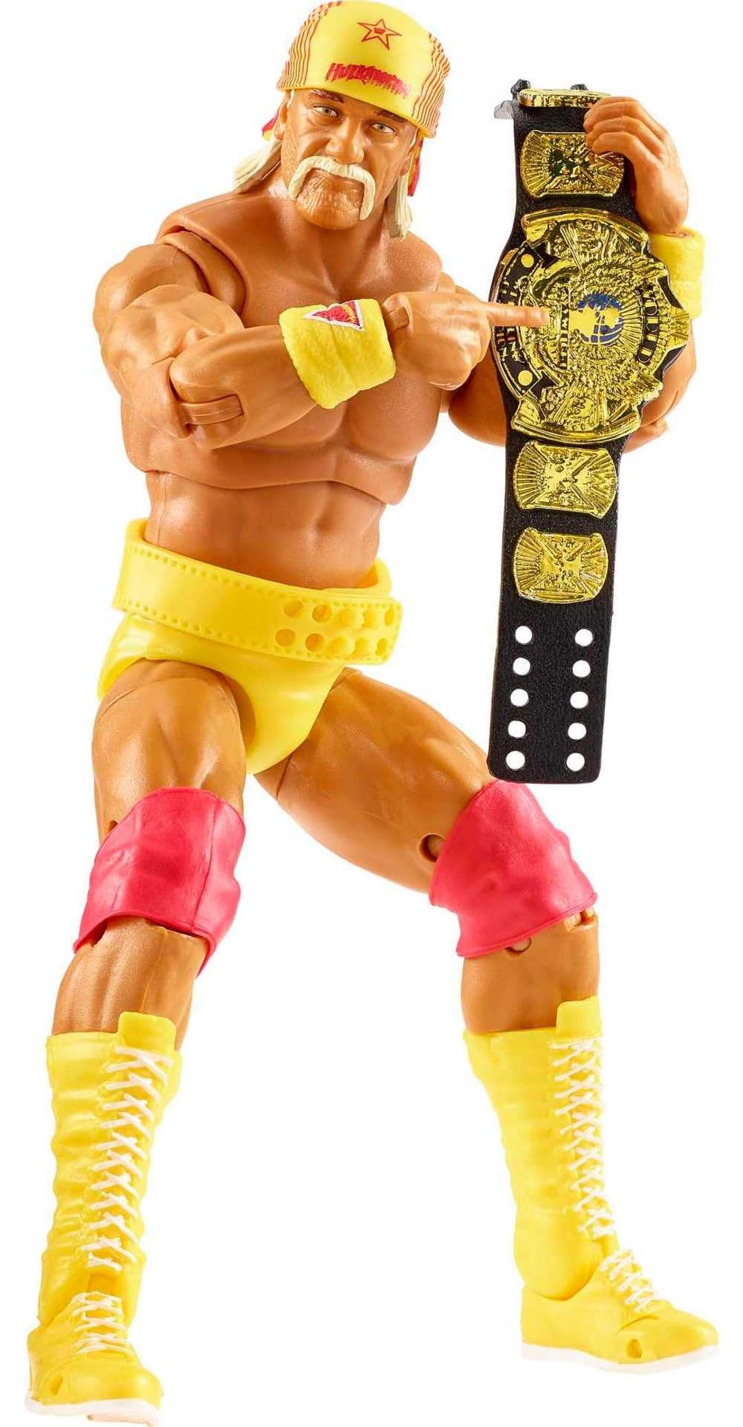 Mattel WWE Hulk Hogan Ultimate Edition Fan TakeOver Action Figure – 6-Inch, 30+ Points of Articulation, TrueFX Detail