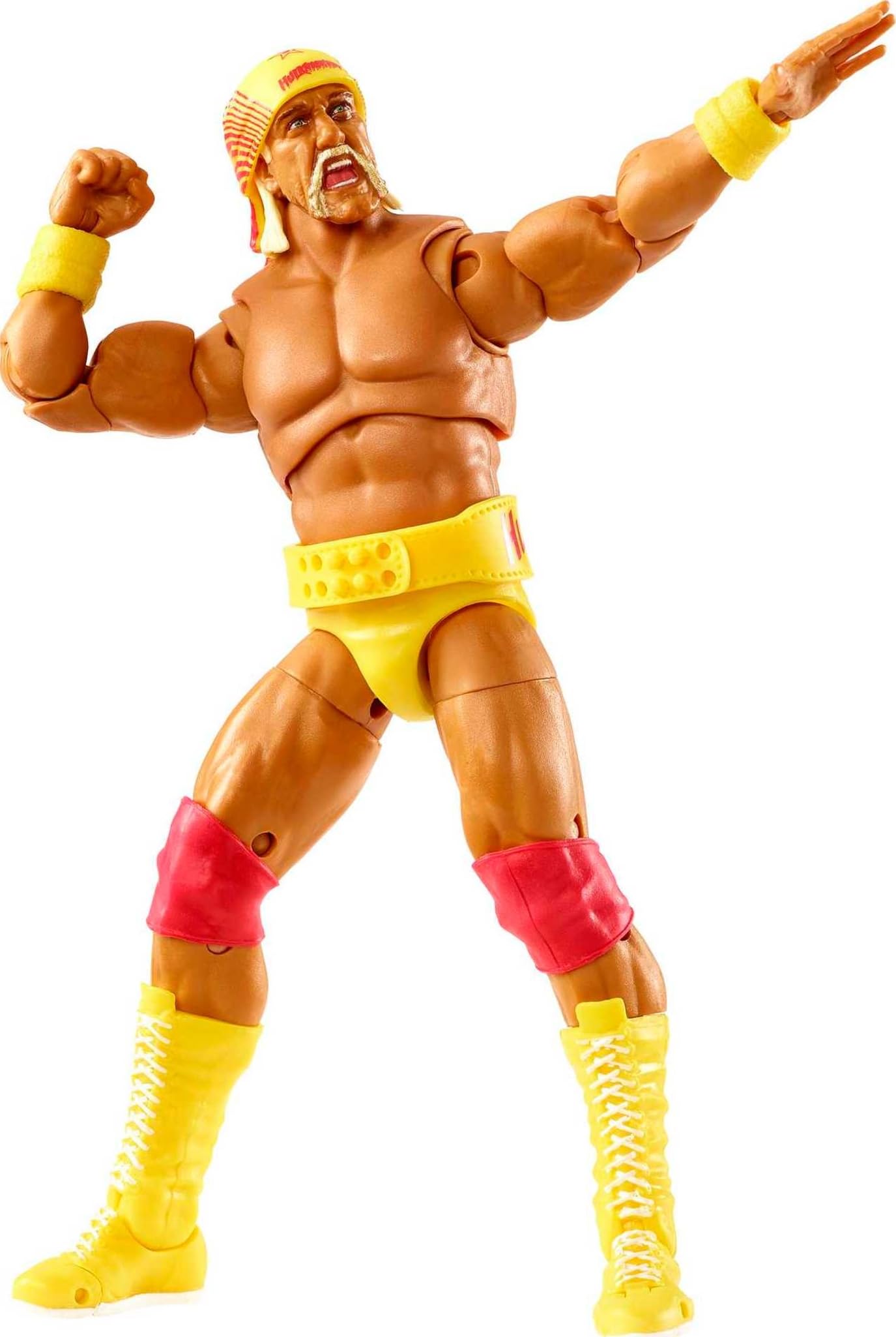 Mattel WWE Hulk Hogan Ultimate Edition Fan TakeOver Action Figure – 6-Inch, 30+ Points of Articulation, TrueFX Detail