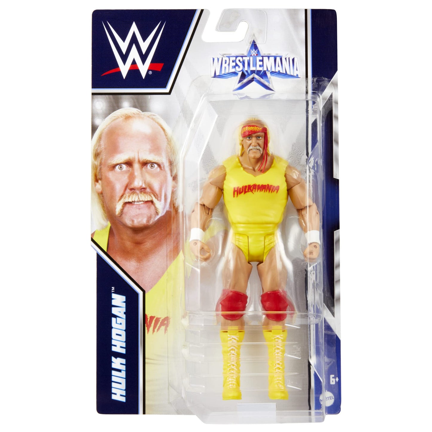 Mattel WWE Hulk Hogan 6-Inch WrestleMania Figure – Poseable Collectible