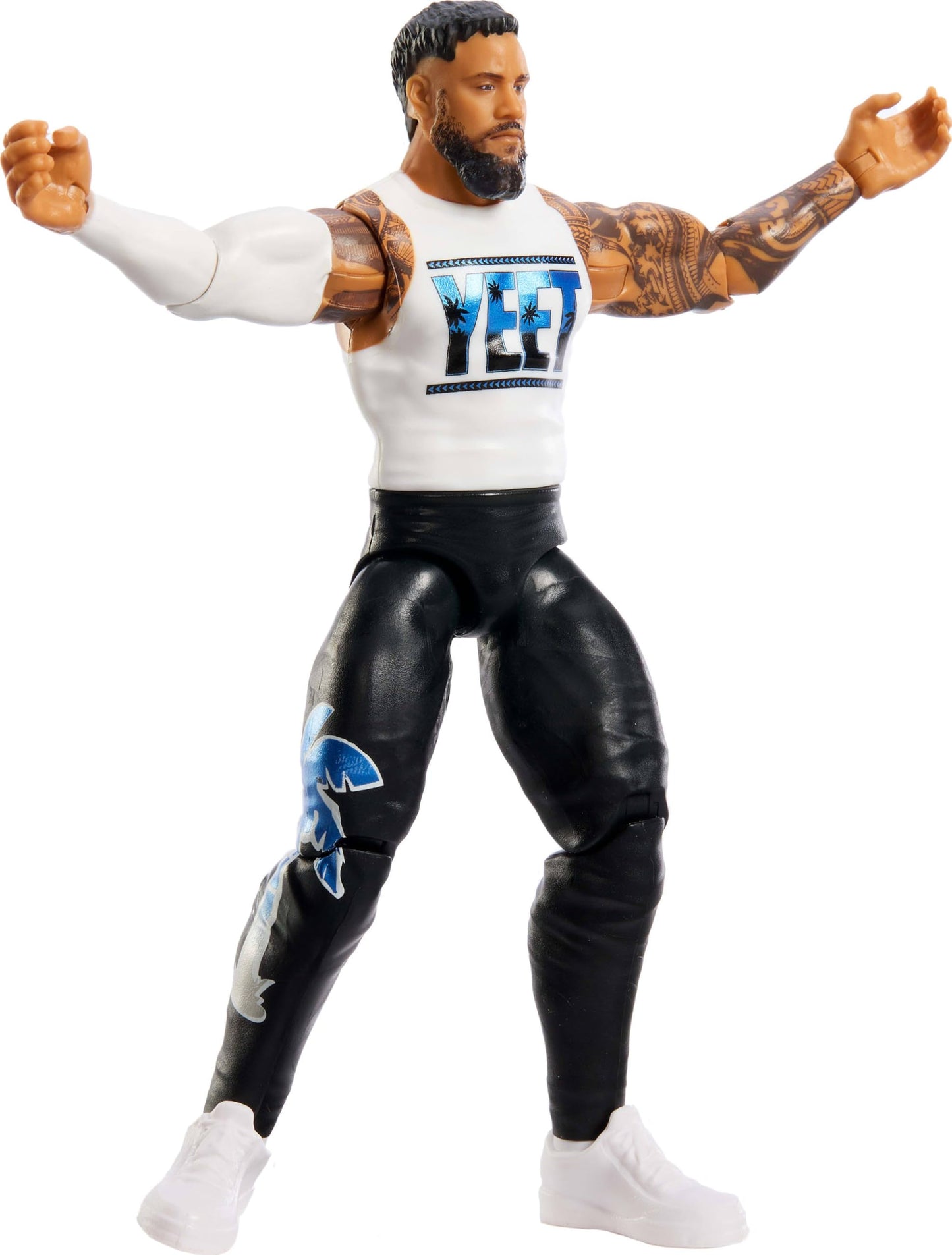 Mattel WWE Jey USO Action Figure – Main Event Series #153, 6-Inch, 10 Articulation