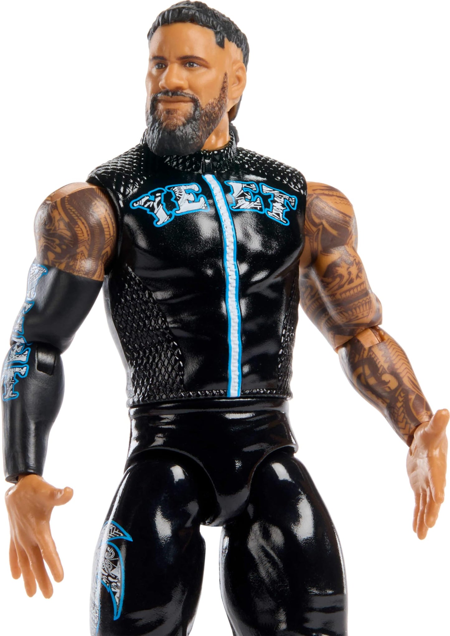 Mattel WWE Jey USO Action Figure – Main Event Series #157, 6-Inch Collectible with 14 Points of Articulation