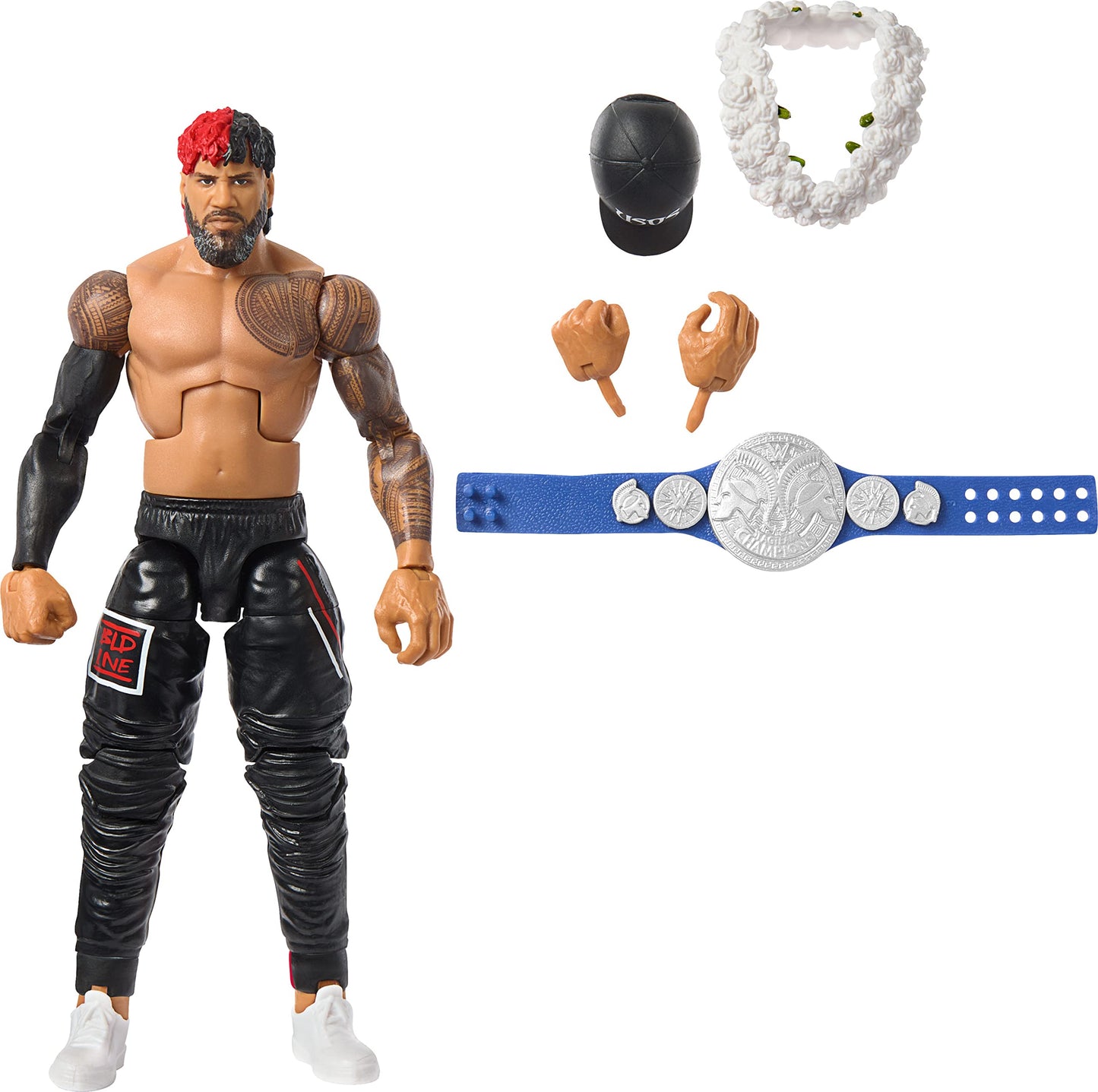 Mattel WWE Jimmy Uso Top Picks Elite 6-In Figure – 25 Points of Articulation, TrueFX Detailing