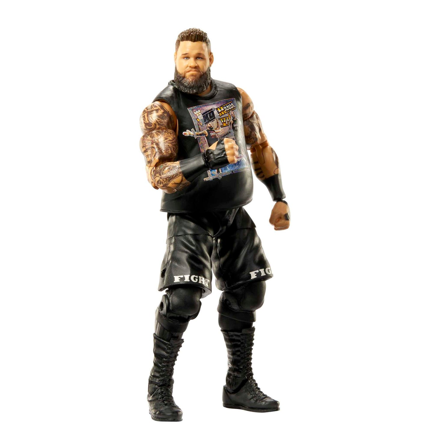Mattel WWE Kevin Owens Elite Collection 6-Inch Action Figure | Deluxe Articulation & TrueFX Detailing