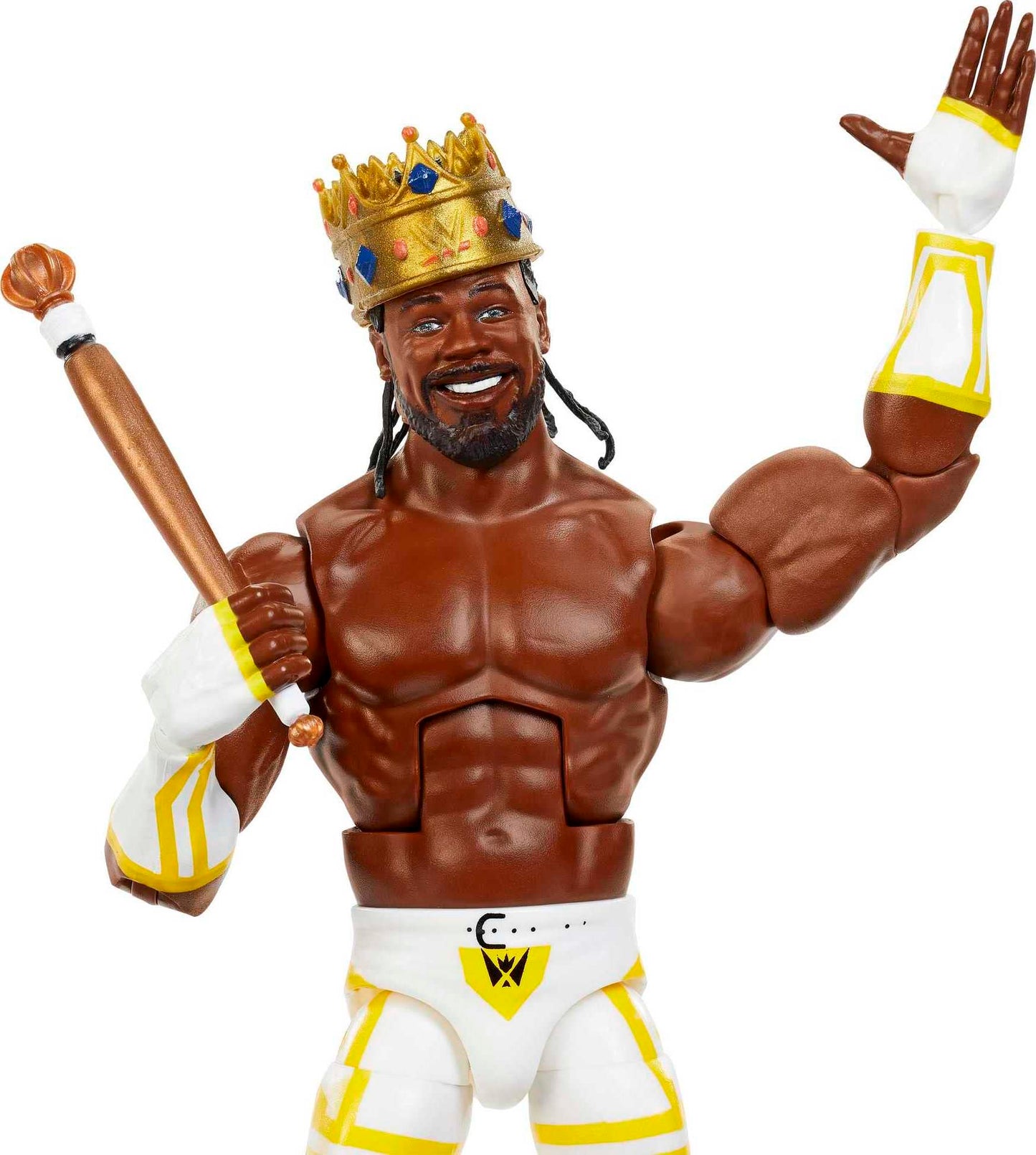 Mattel WWE King Woods Elite Collection Action Figure – Deluxe Articulation, TrueFX Detailing, 6-Inch