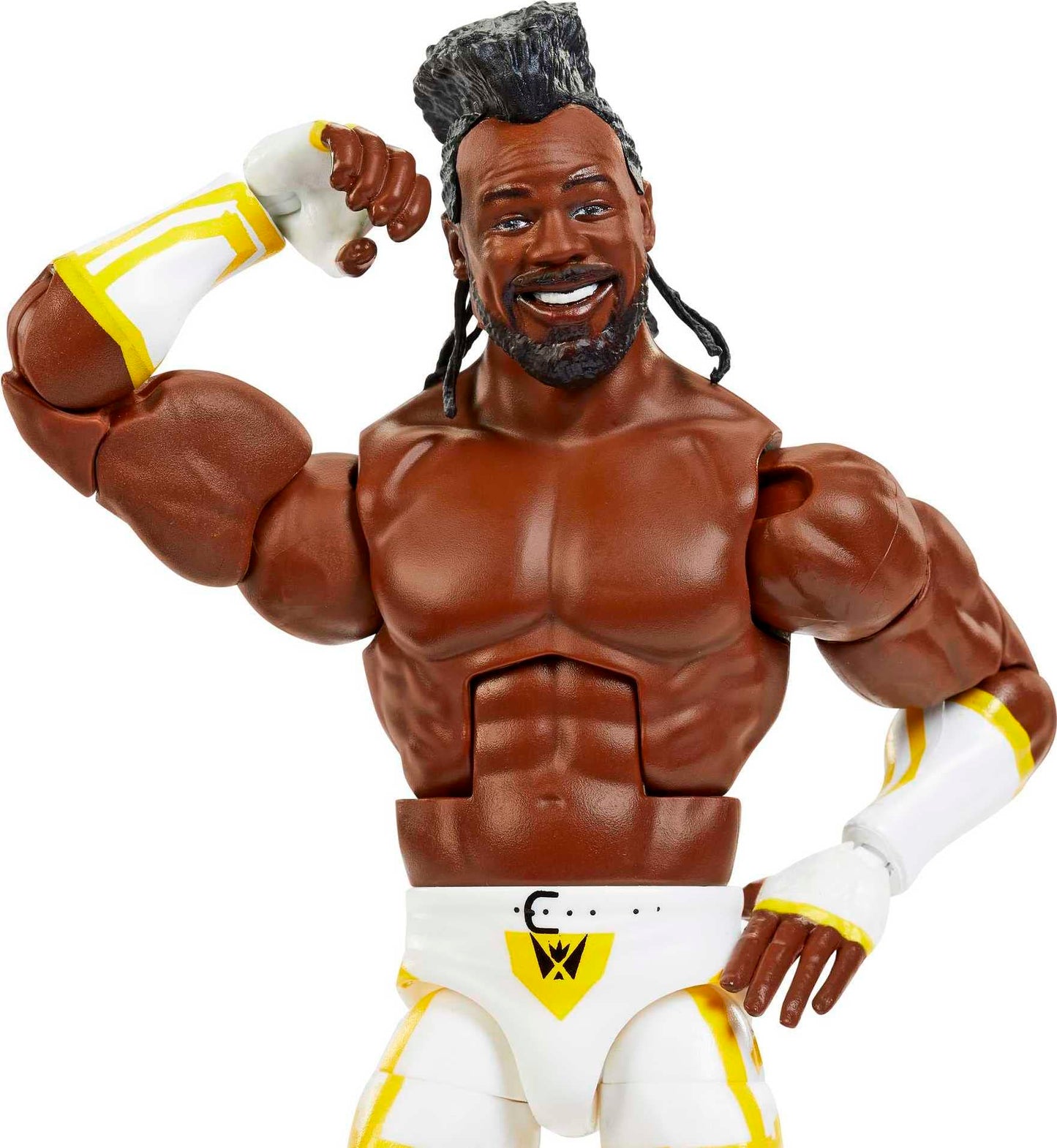 Mattel WWE King Woods Elite Collection Action Figure – Deluxe Articulation, TrueFX Detailing, 6-Inch