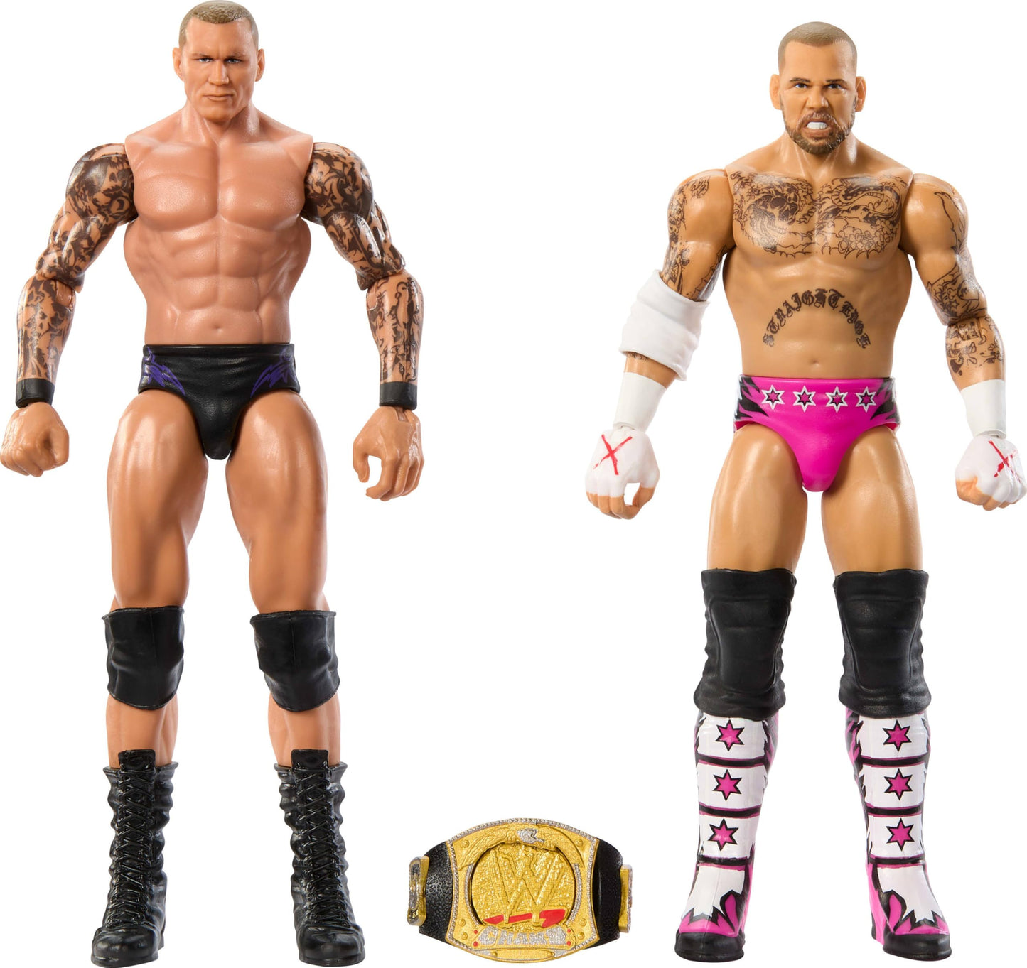 Mattel WWE Main Event Championship Showdown 2-Pack CM Punk vs Randy Orton – 6-Inch Figures