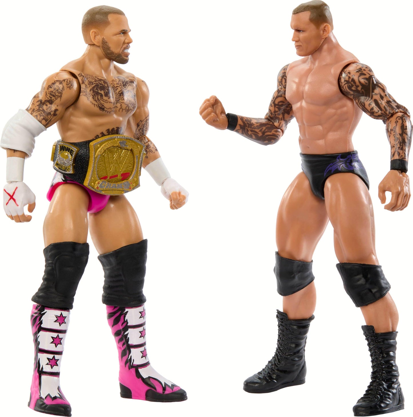 Mattel WWE Main Event Championship Showdown 2-Pack CM Punk vs Randy Orton – 6-Inch Figures