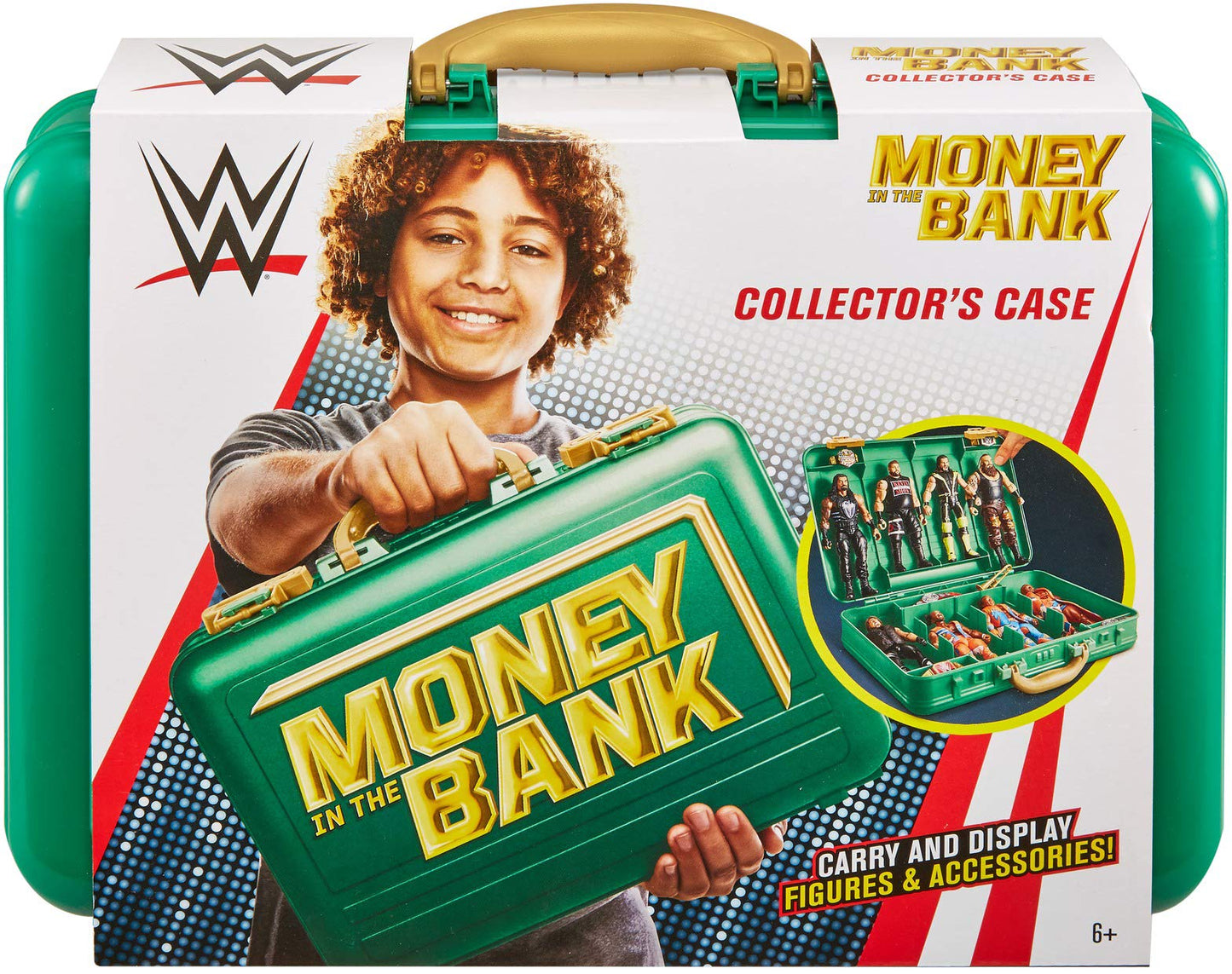 Mattel WWE Money in the Bank Carrying Case – Action Figure Storage & Transport