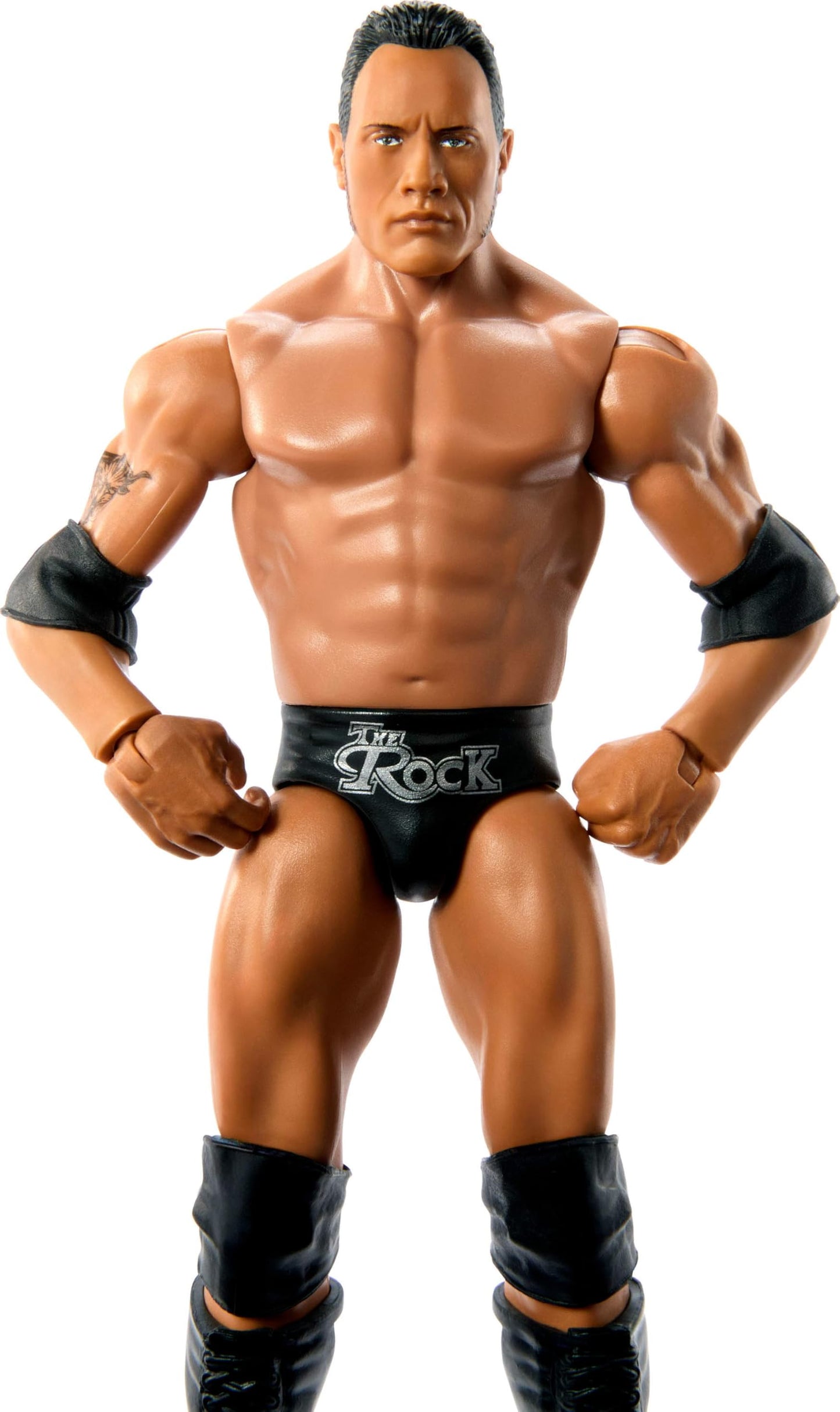 Mattel WWE 6-Inch The Rock Action Figure – 10-Point Articulation & TrueFX Life-Like Look