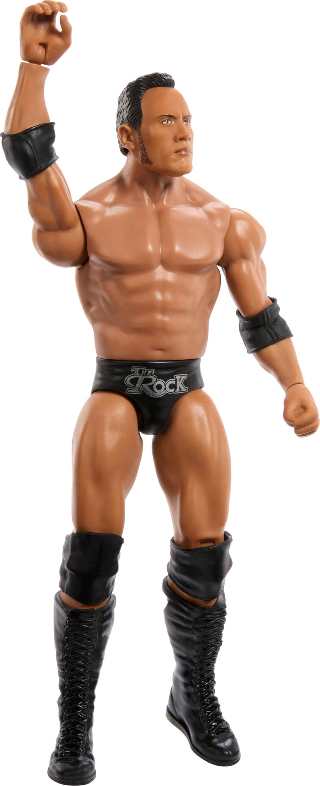 Mattel WWE 6-Inch The Rock Action Figure – 10-Point Articulation & TrueFX Life-Like Look