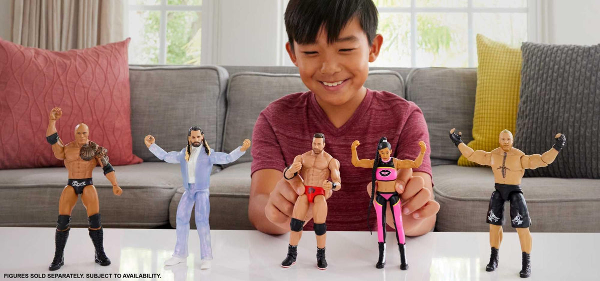 Mattel WWE Series 141 LA Knight 6-Inch Action Figure - 10-Point Articulation & TrueFX