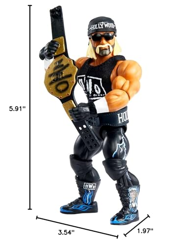Mattel WWE Series 1 Hollywood Hulk Hogan Retro Collectible with Swappable Hands