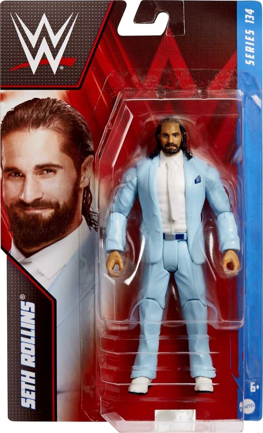 Mattel WWE Seth Rollins Six-Inch Action Figure – TrueFX & Ten-Point Articulation
