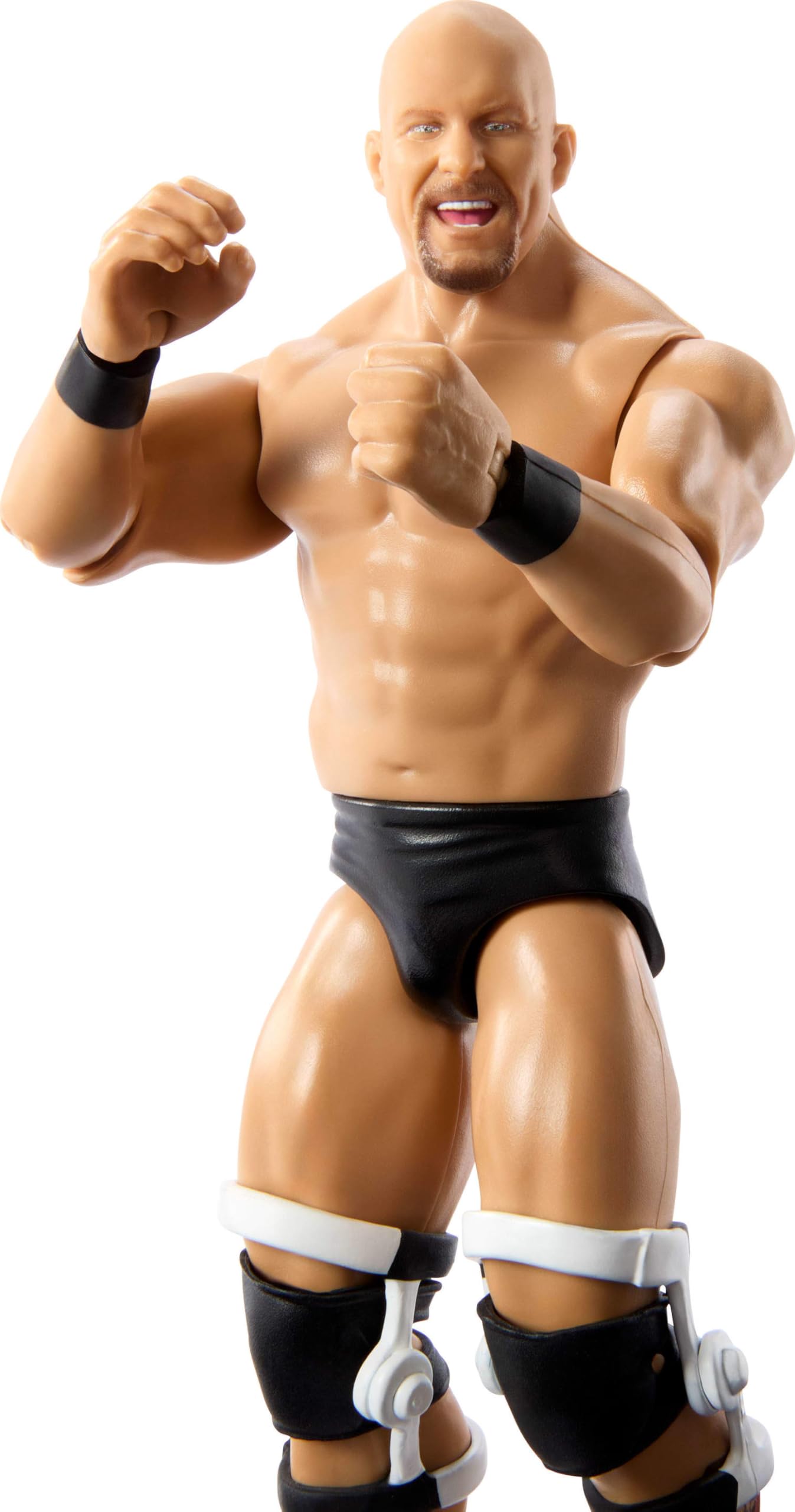 Mattel WWE Stone Cold Steve Austin Action Figure – 6-Inch, 10 Articulation Points, TrueFX