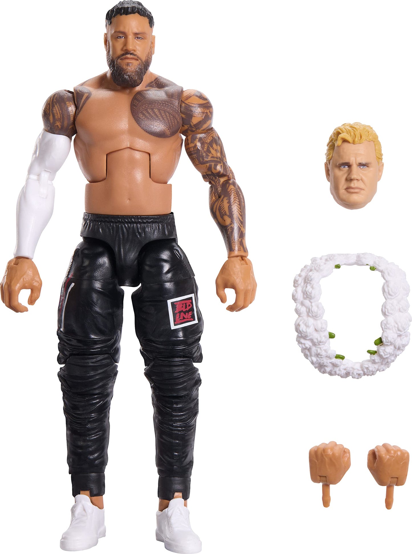 Mattel WWE Elite SummerSlam Jey Uso Figure with Mr. Perfect BAF Parts