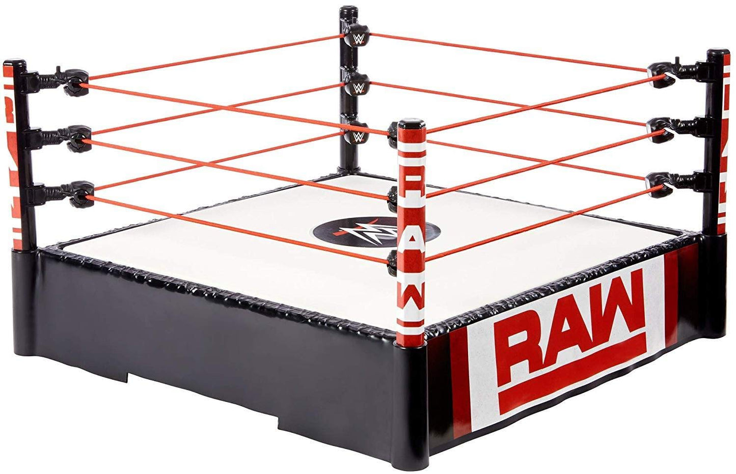 Mattel WWE Superstar 14-Inch Ring with Authentic Logo – Flexible Ropes & Spring-Loaded Mat (Amazon Exclusive)