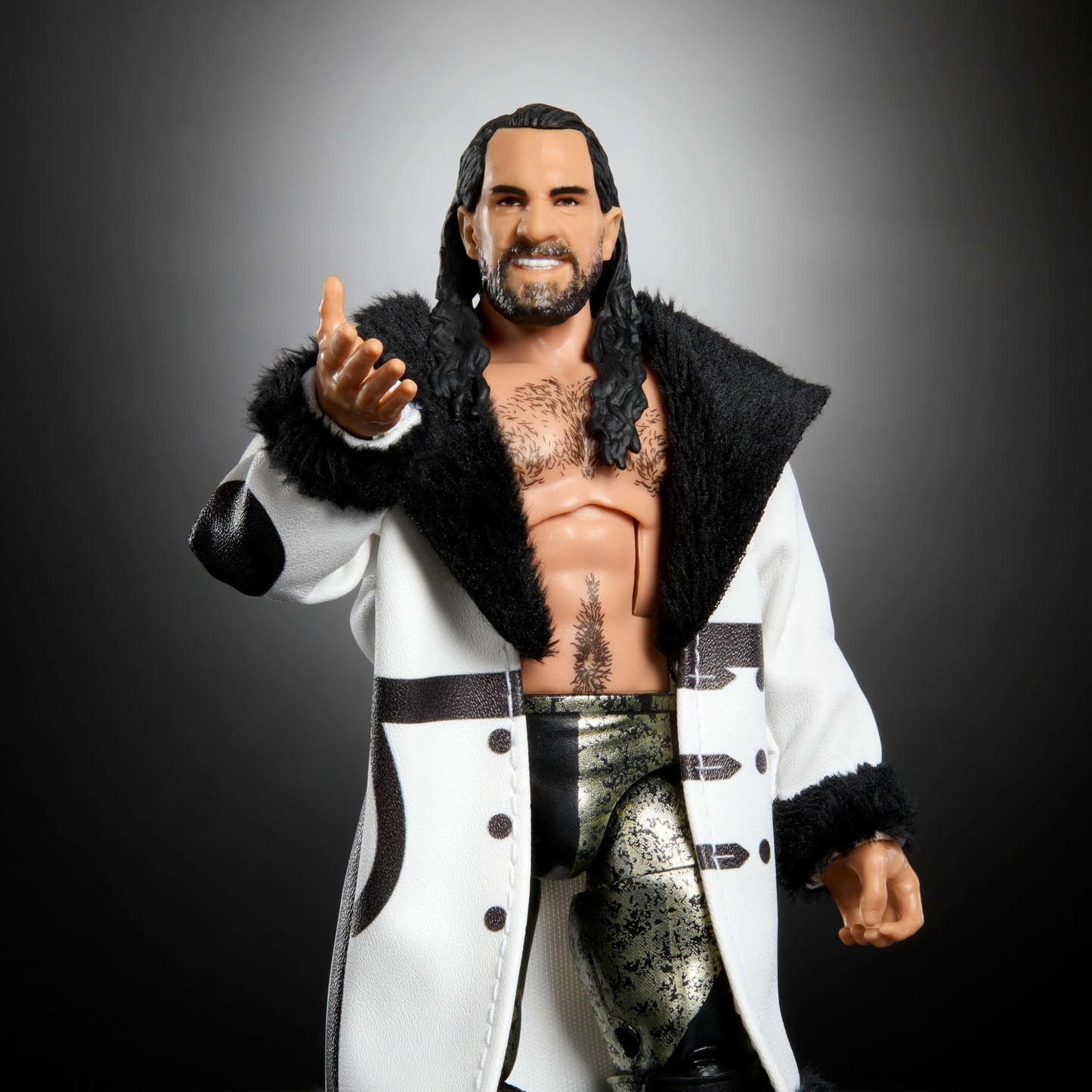 Mattel WWE Top Picks Elite Seth Rollins Figure Set – 6-Inch, 25 Points of Articulation