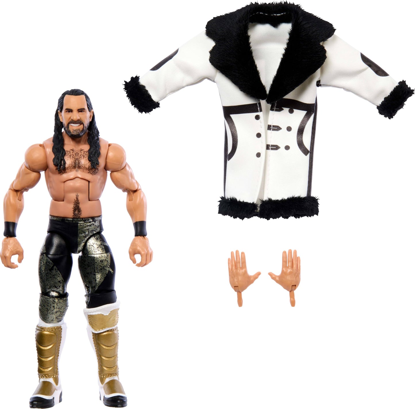 Mattel WWE Top Picks Elite Seth Rollins Figure Set – 6-Inch, 25 Points of Articulation